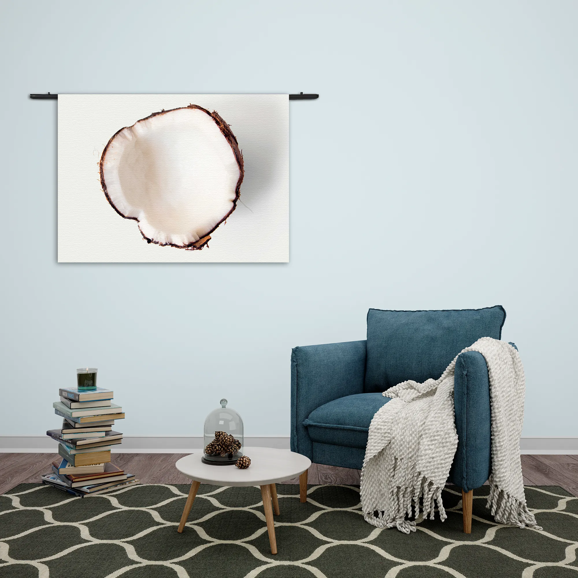 Wandkleed Coconut Rechthoek Horizontaal Template 50 70 WK Horizontaal Eten En Drinken 3 2