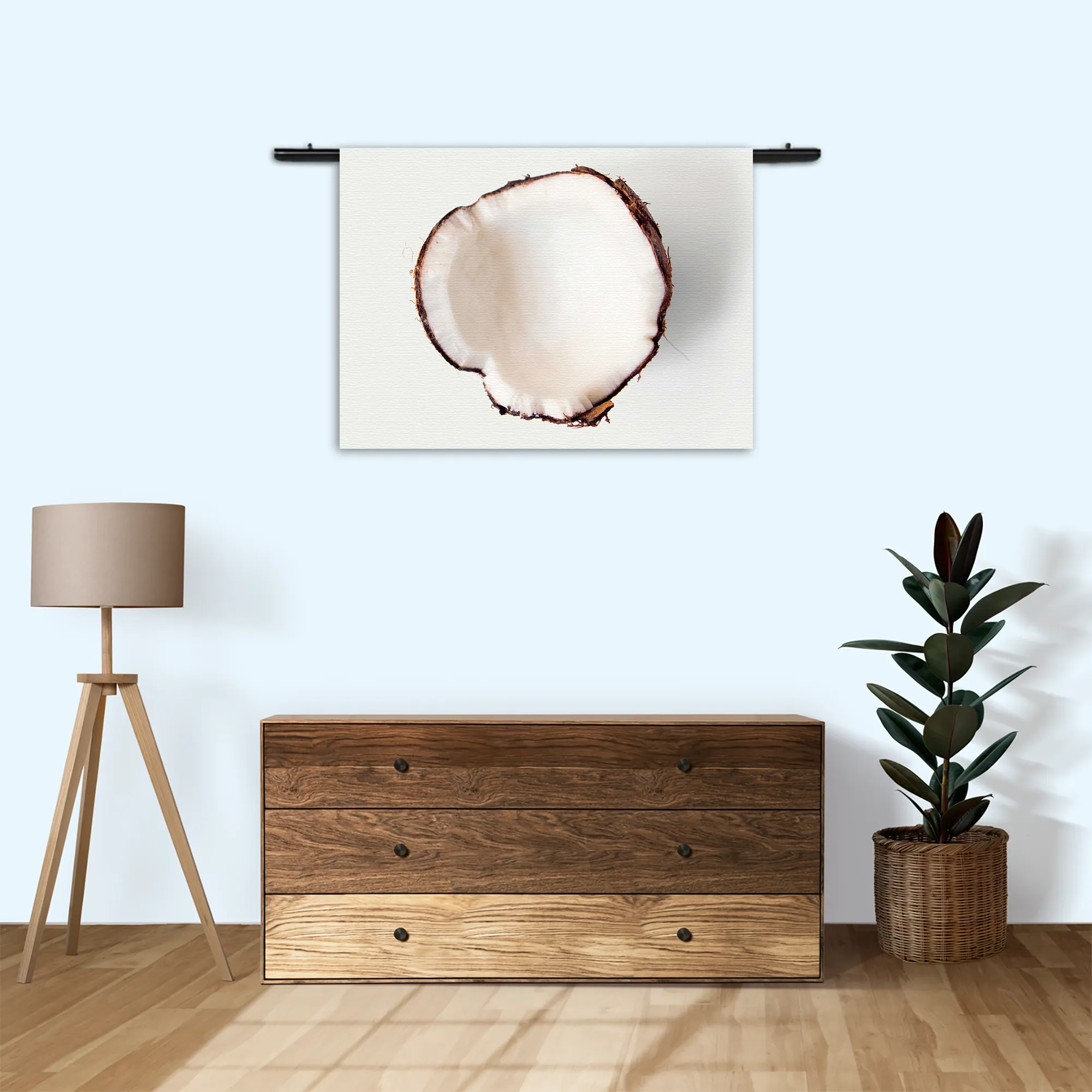 Wandkleed Coconut Rechthoek Horizontaal Template 50 70 WK Horizontaal Eten En Drinken 3 3