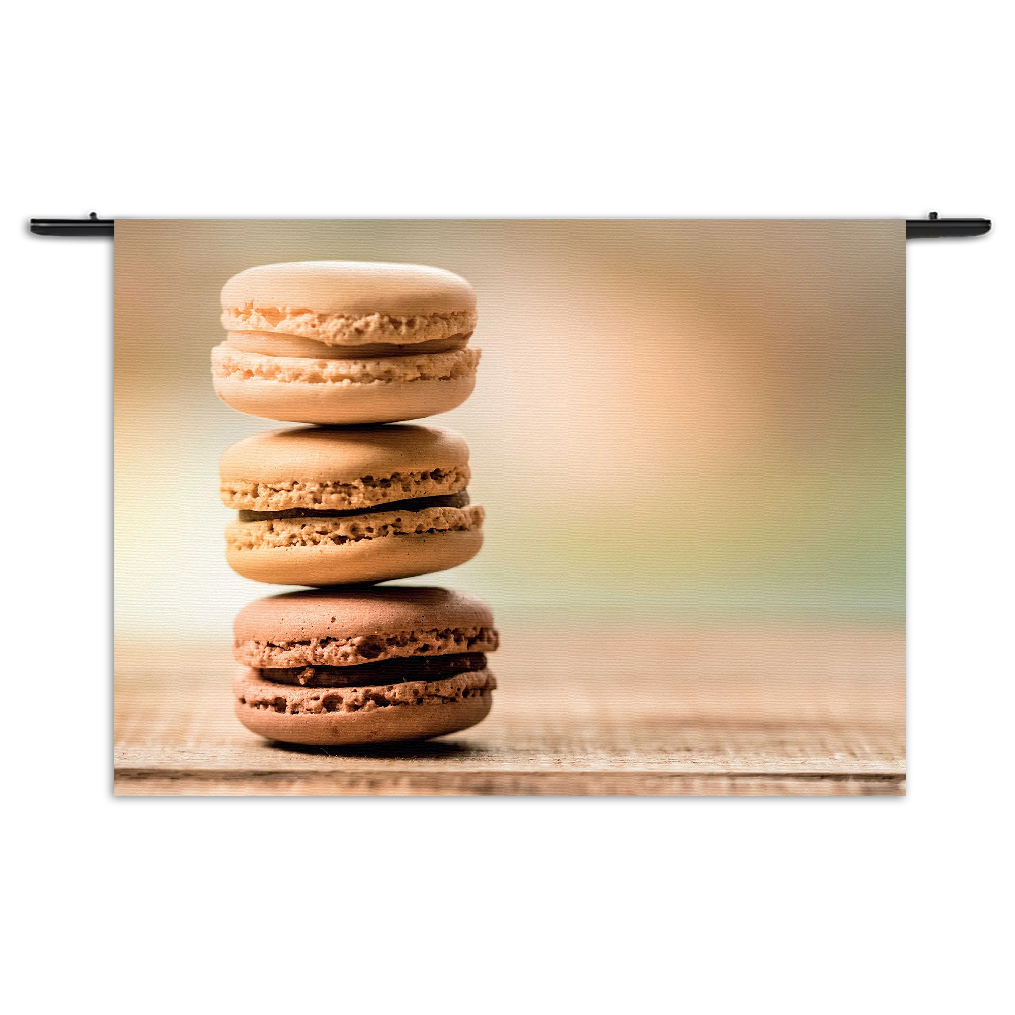 Wandkleed Macarons Beige Tinten 02 Rechthoek Horizontaal Template 50 70 WK Horizontaal Eten En Drinken 31 1