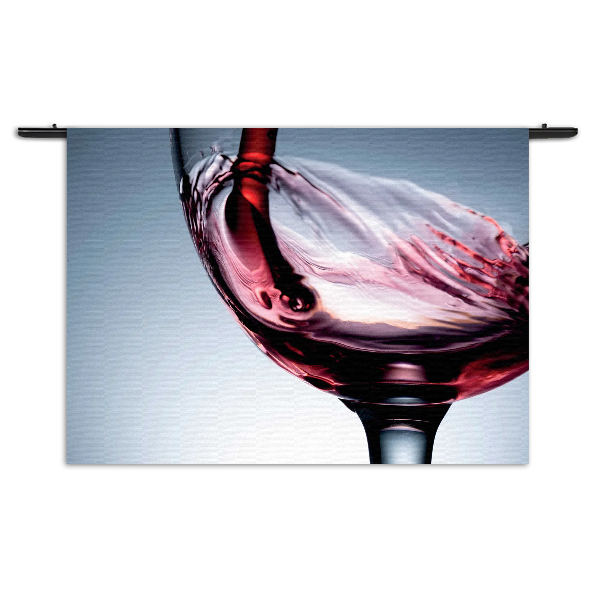 Wandkleed Glas Rode wijn 01 Rechthoek Horizontaal Template 50 70 WK Horizontaal Eten En Drinken 36 1