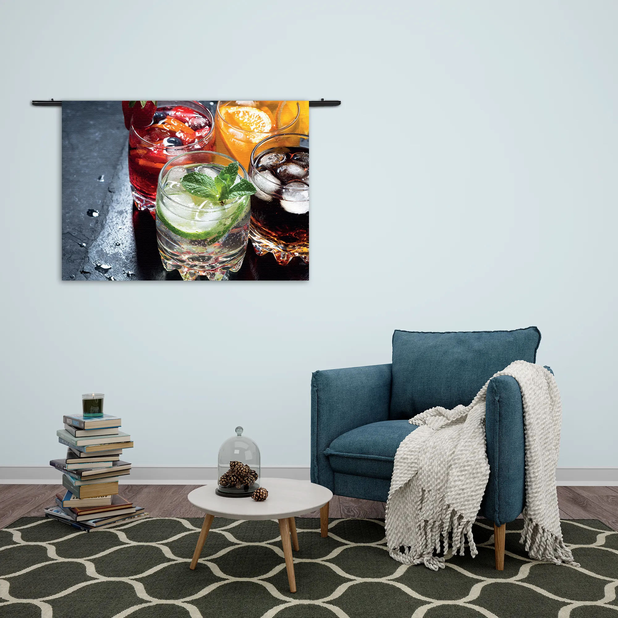 Wandkleed Cocktails Rechthoek Horizontaal Template 50 70 WK Horizontaal Eten En Drinken 37 2