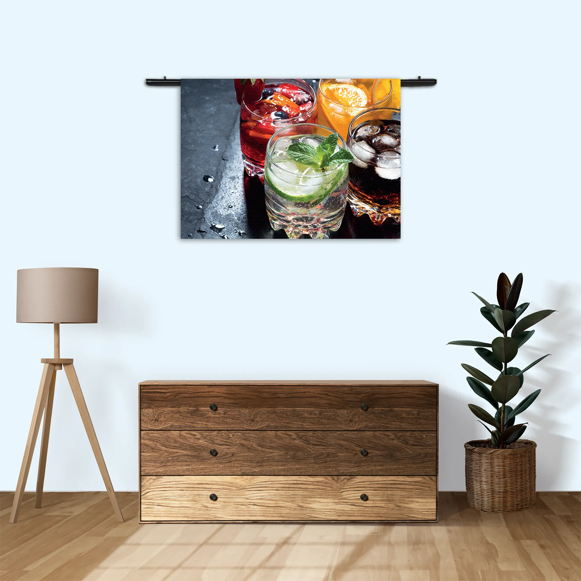 Wandkleed Cocktails Rechthoek Horizontaal Template 50 70 WK Horizontaal Eten En Drinken 37 3
