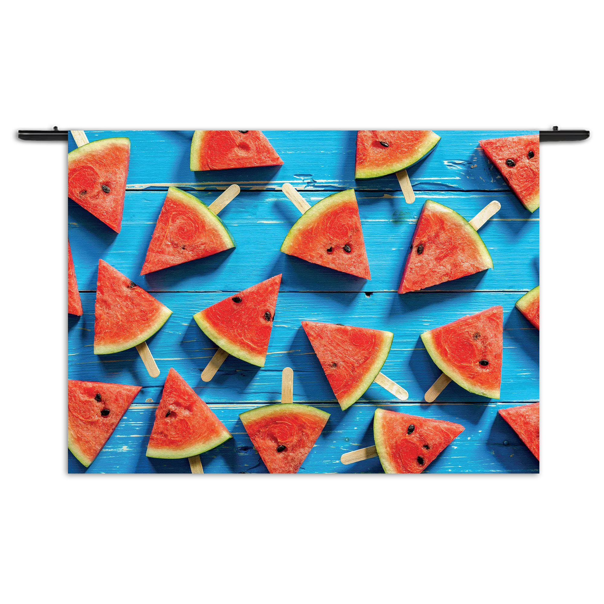 Wandkleed Watermeloen Ijsjes Rechthoek Horizontaal Template 50 70 WK Horizontaal Eten En Drinken 39 1