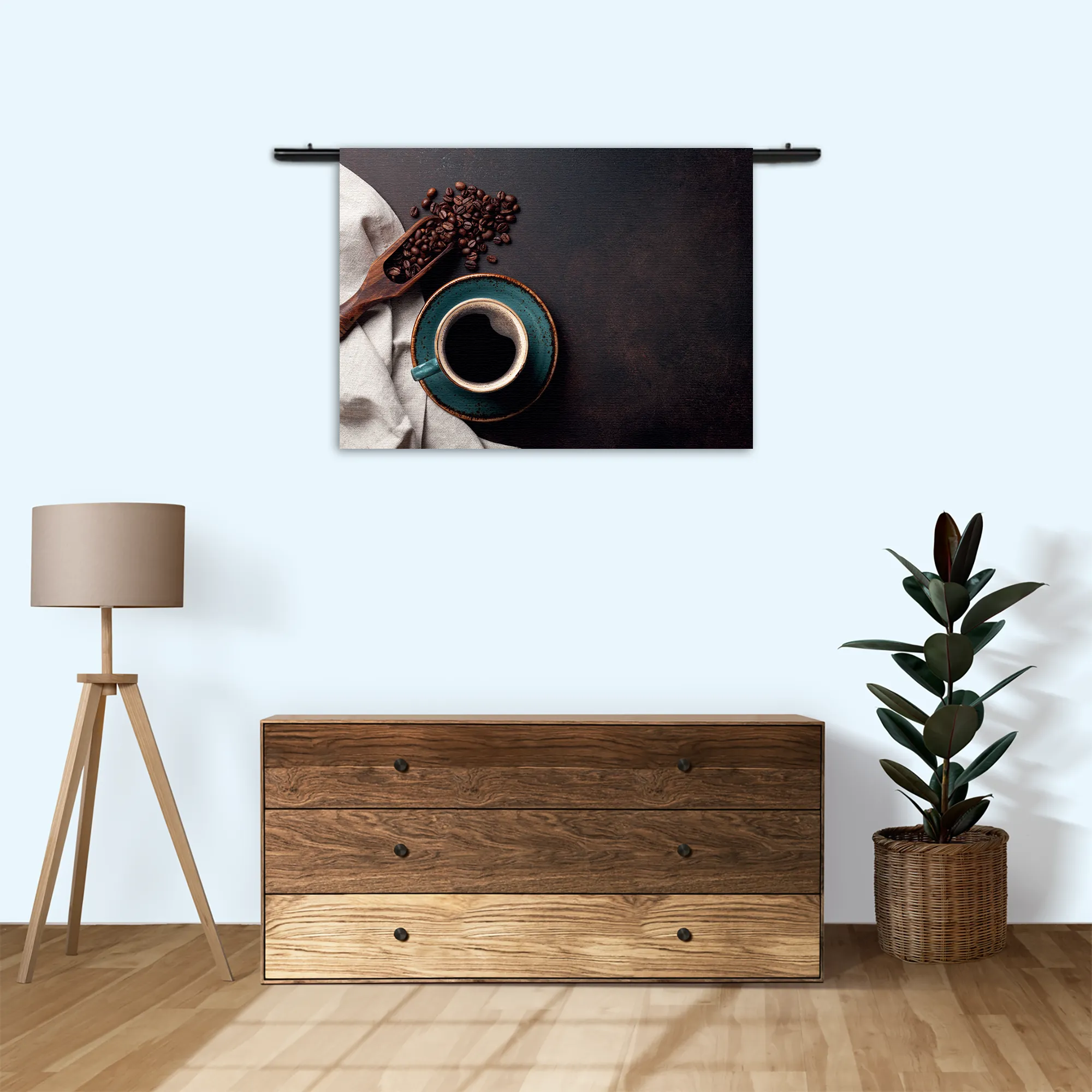 Template_50-70_WK_Horizontaal_Eten-En-Drinken_41-3 Wandkleed Koffiebonen met Kop koffie Rechthoek Horizontaal Template 50 70 WK Horizontaal Eten En Drinken 41 3