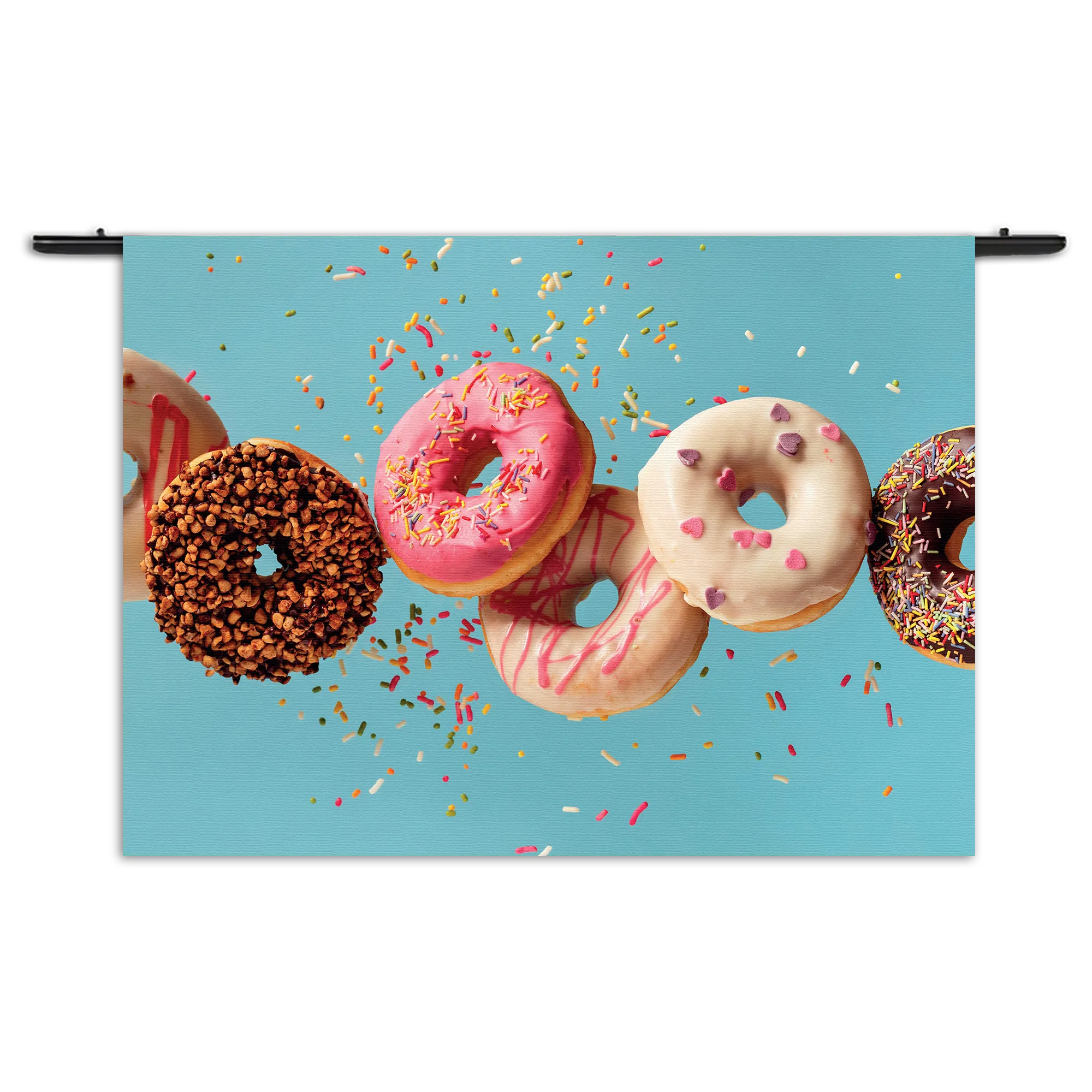 Wandkleed Donuts Rechthoek Horizontaal Template 50 70 WK Horizontaal Eten En Drinken 48 1