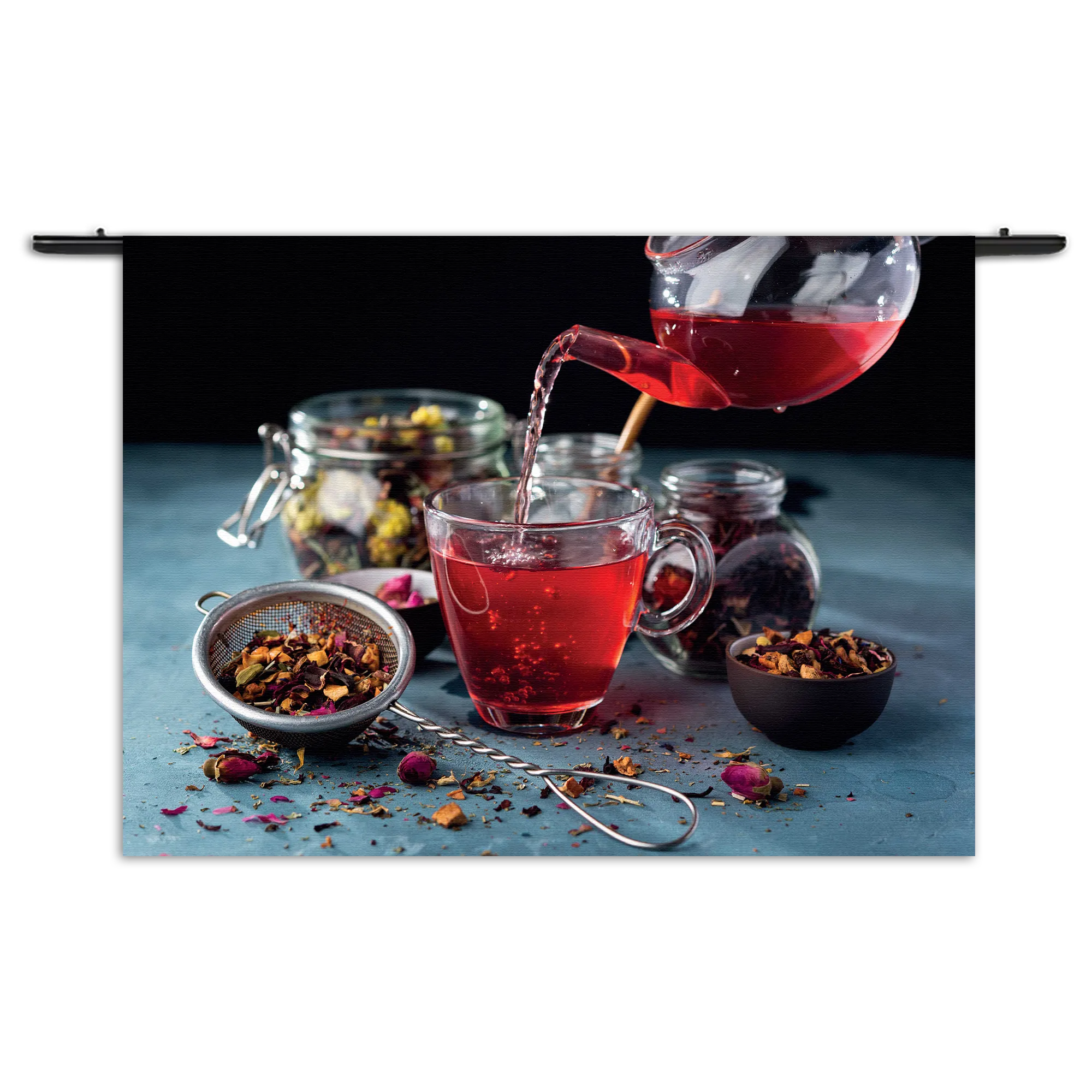 Wandkleed Thee met Specerijen Rechthoek Horizontaal Template 50 70 WK Horizontaal Eten En Drinken 58 1