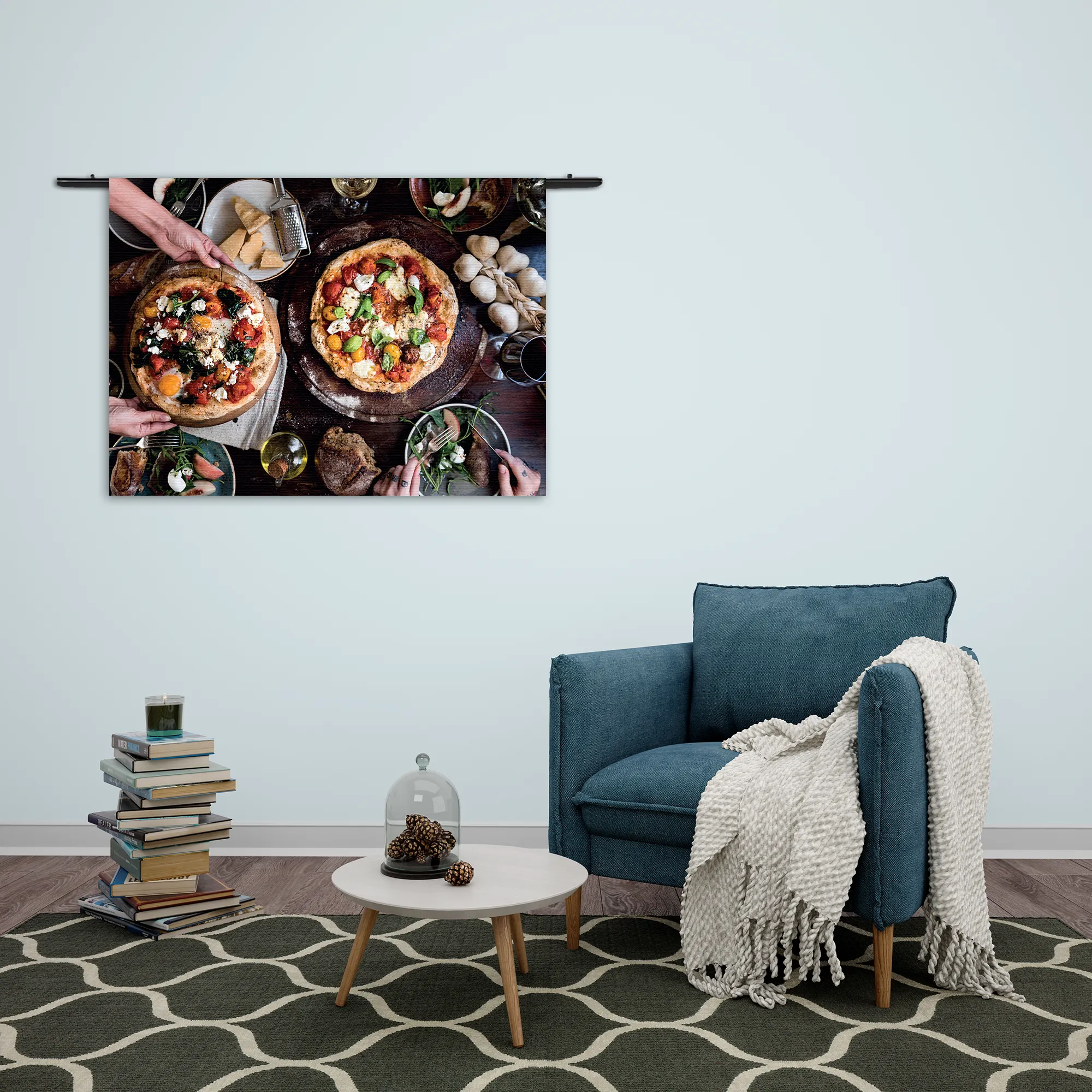 Wandkleed Italiaans Restaurant Rechthoek Horizontaal Template 50 70 WK Horizontaal Eten En Drinken 60 2