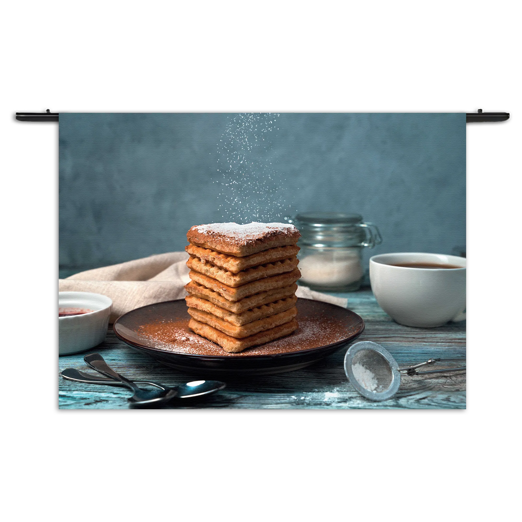 Wandkleed Wafels Rechthoek Horizontaal Template 50 70 WK Horizontaal Eten En Drinken 68 1