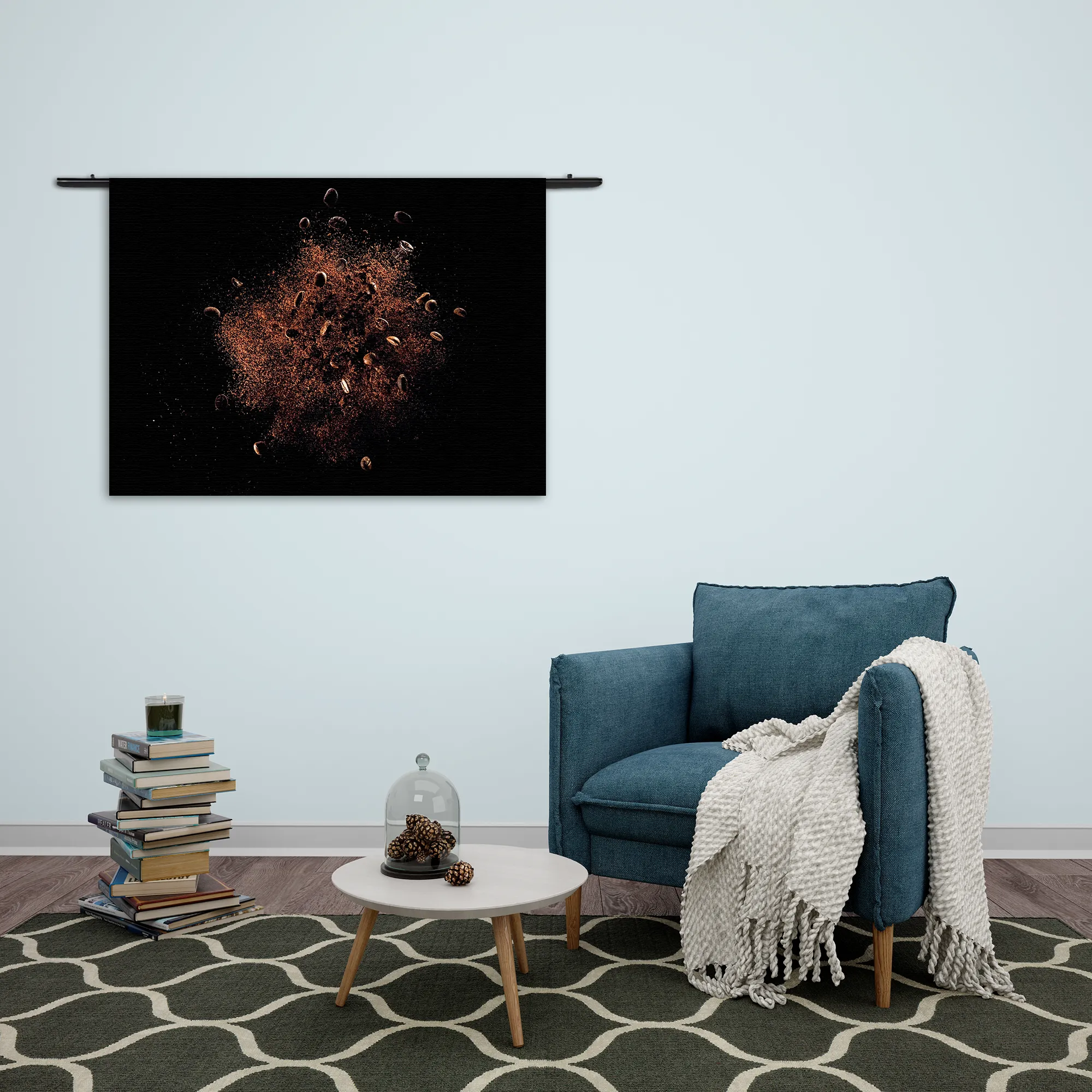 Wandkleed Koffiebonen 02 Rechthoek Horizontaal Template 50 70 WK Horizontaal Eten En Drinken 70 2