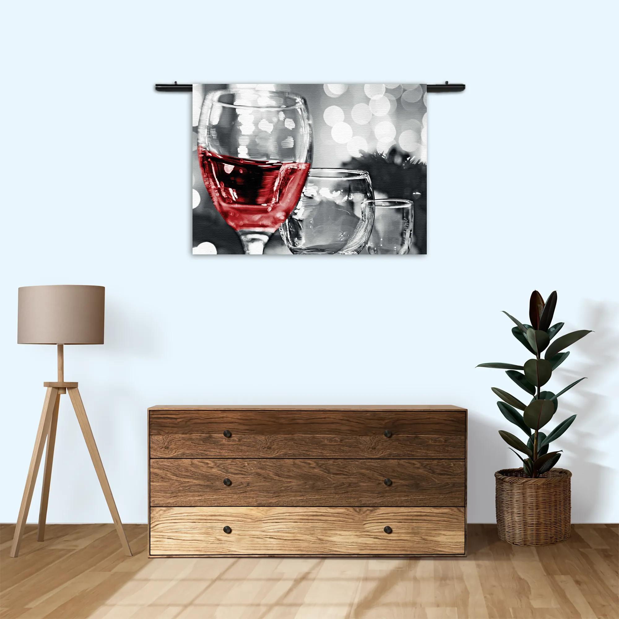 Wandkleed Drink Rode Wijn Rechthoek Horizontaal Template 50 70 WK Horizontaal Eten En Drinken 77 3