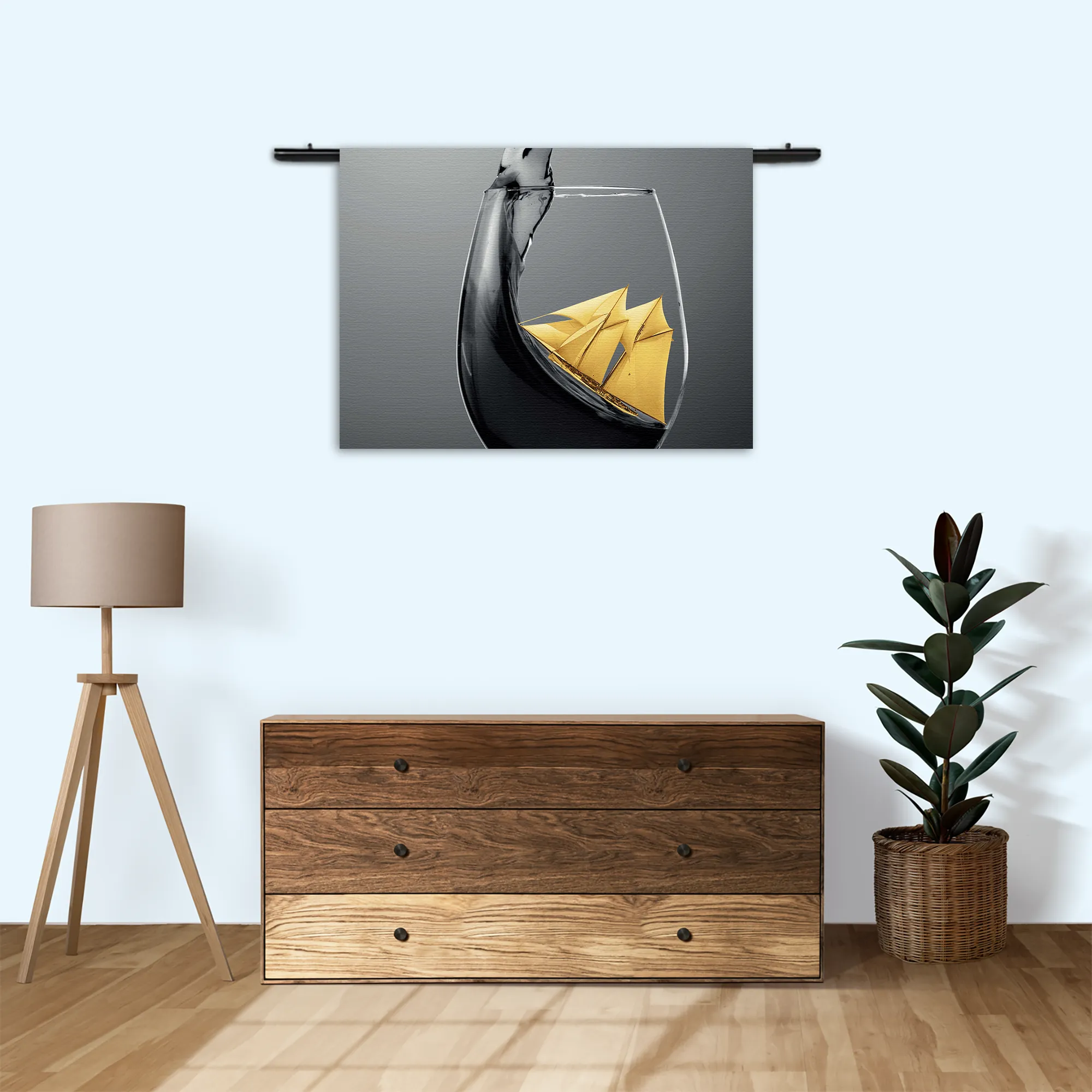 Wandkleed Sailing Wine 01 Rechthoek Horizontaal Template 50 70 WK Horizontaal Eten En Drinken 80 3