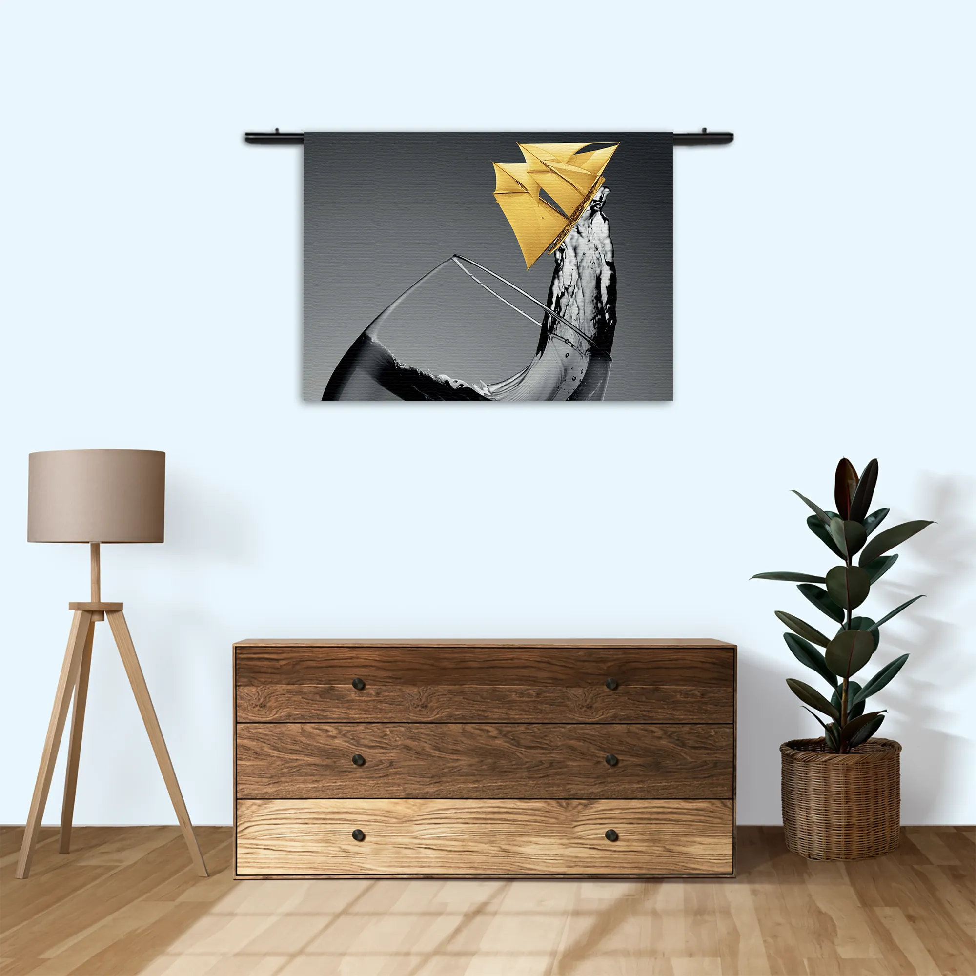 Wandkleed Sailing Wine 02 Rechthoek Horizontaal Template 50 70 WK Horizontaal Eten En Drinken 81 3