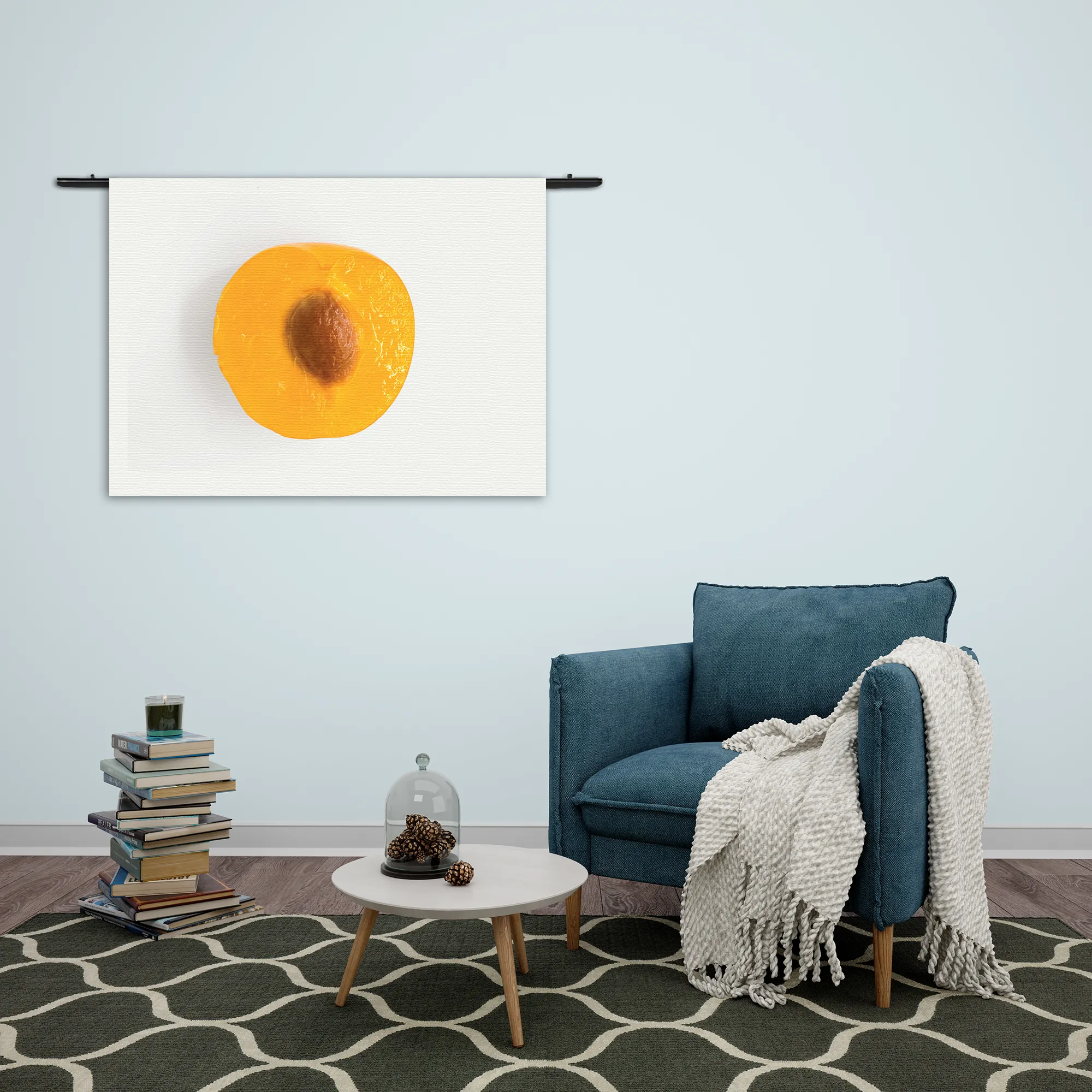 Wandkleed Plum Pruim Oranje Rechthoek Horizontaal Template 50 70 WK Horizontaal Eten En Drinken 9 2