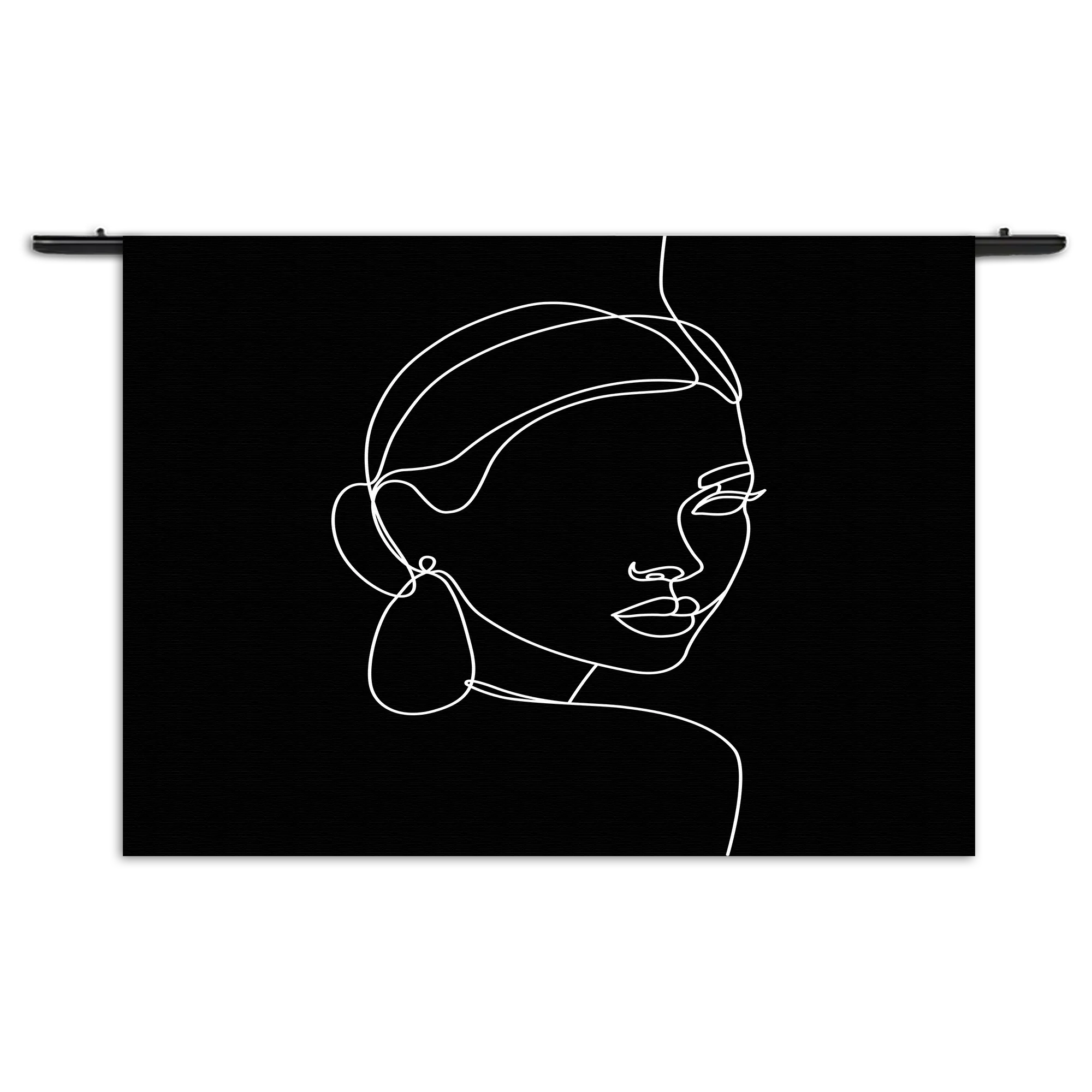 Wandkleed Black and White Model 03 Rechthoek Horizontaal Template 50 70 WK Horizontaal LifeStyle 22 1