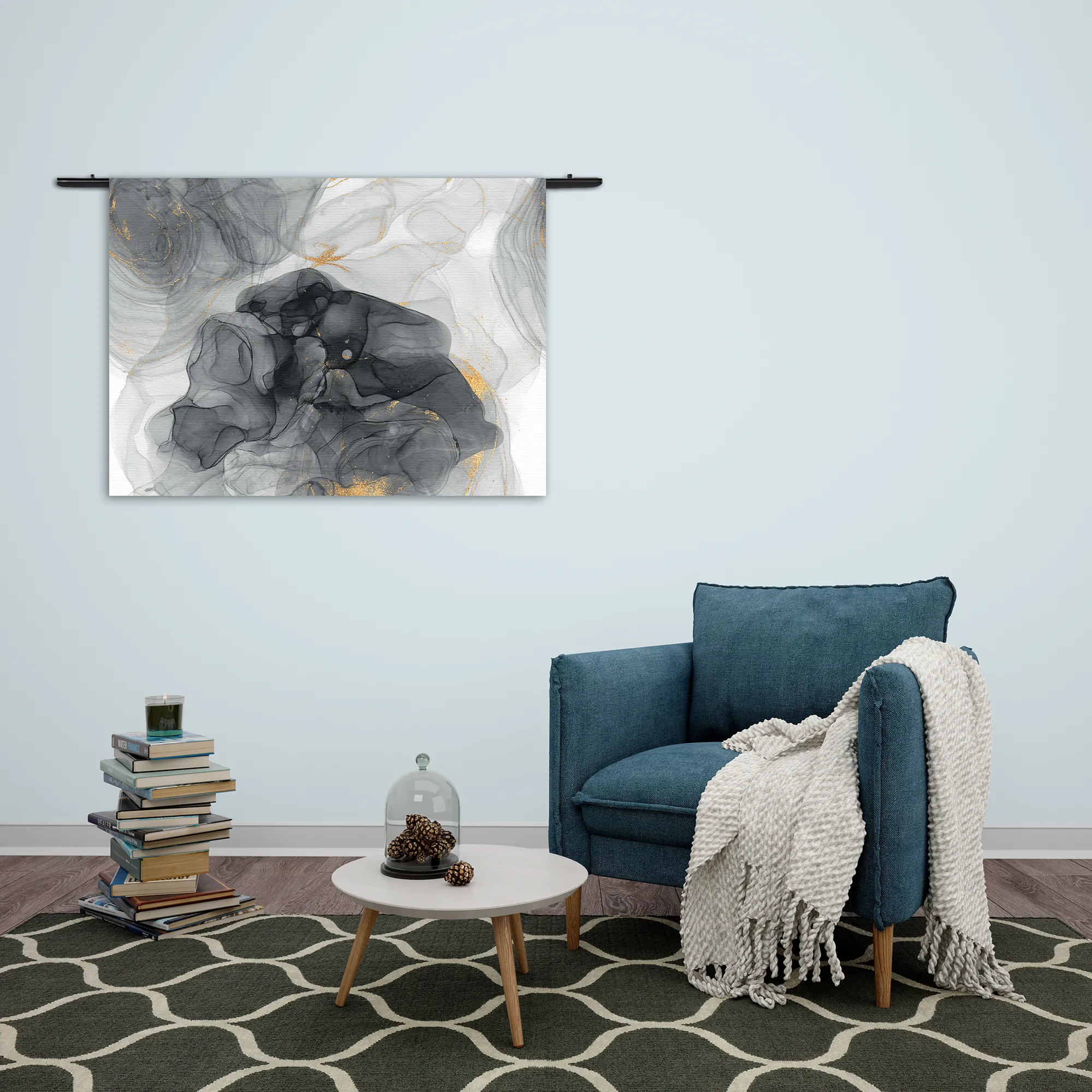Template_50-70_WK_Horizontaal_Marmer_10-2 Wandkleed Abstract Marmer Look Grijs met Goud 02 Rechthoek Horizontaal Template 50 70 WK Horizontaal Marmer 10 2