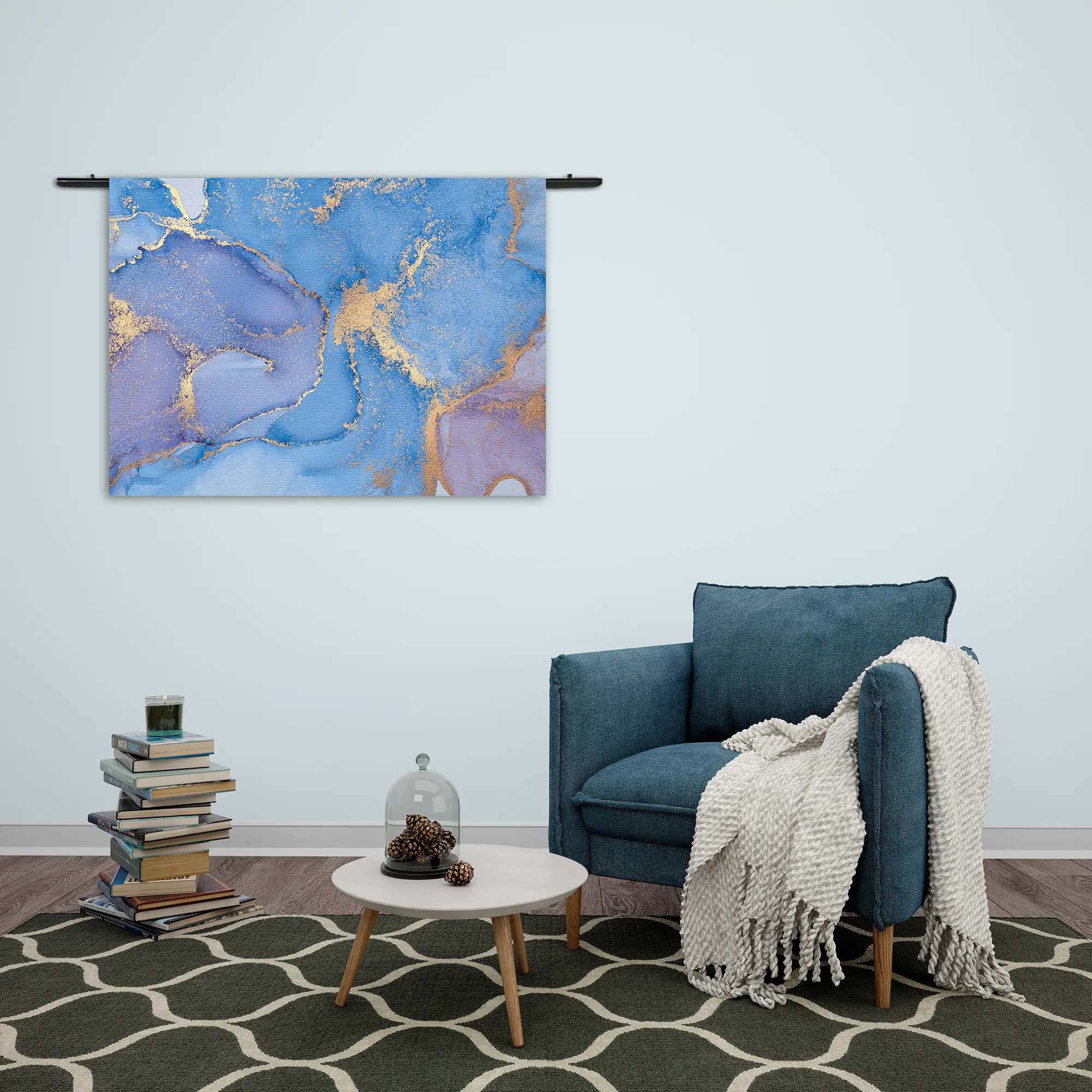 Wandkleed Marmer Look Colored 04 Rechthoek Horizontaal Template 50 70 WK Horizontaal Marmer 24 2