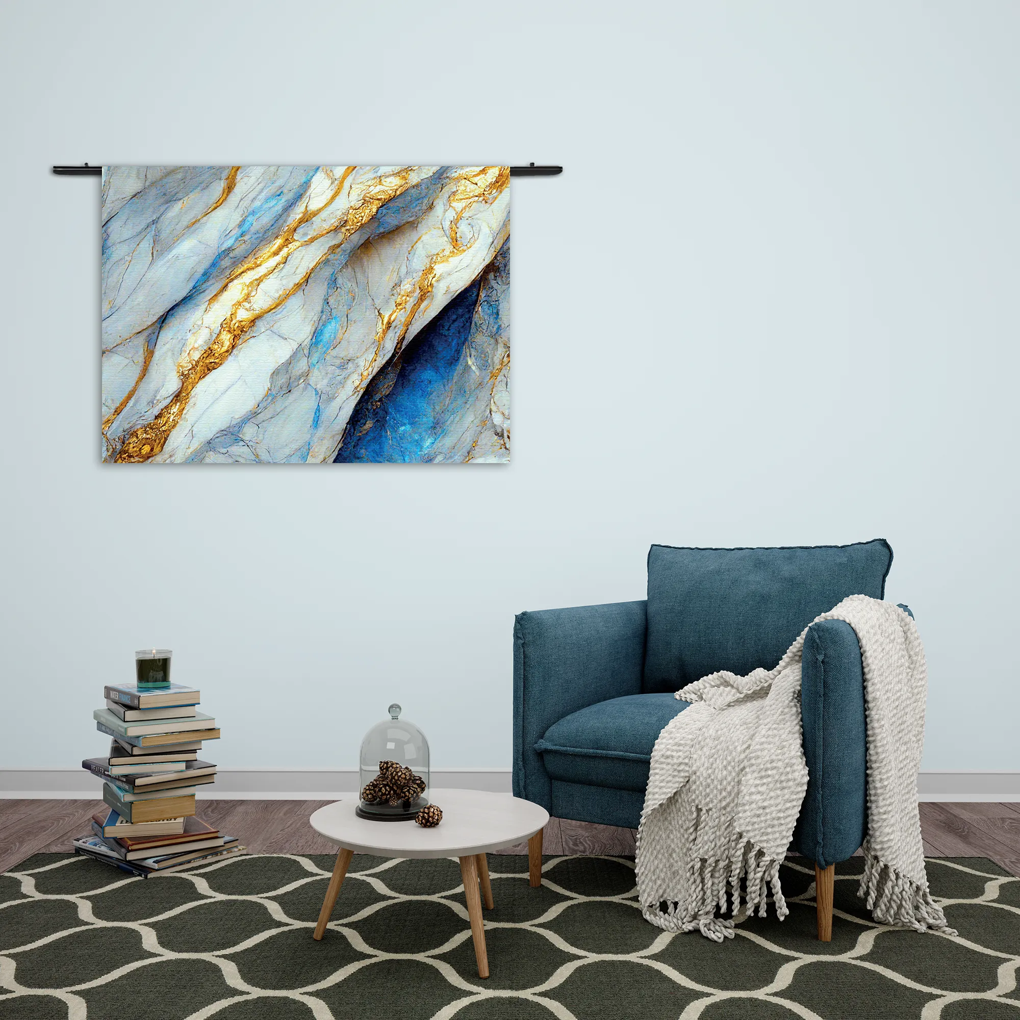 Wandkleed Marmer Look Rustgevend Maar Kleurrijk 04 Rechthoek Horizontaal Template 50 70 WK Horizontaal Marmer 37 2