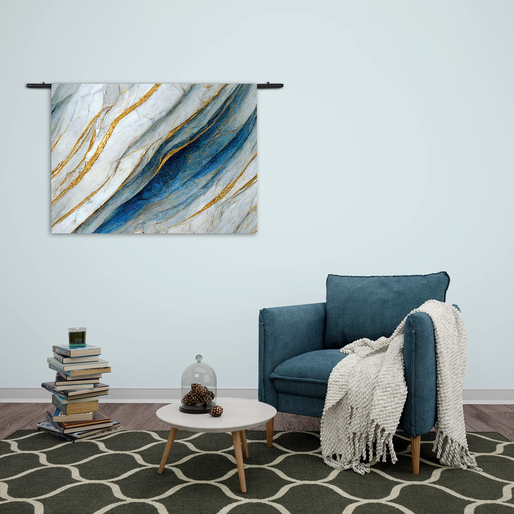 Wandkleed Marmer Look Rustgevend Maar Kleurrijk 05 Rechthoek Horizontaal Template 50 70 WK Horizontaal Marmer 38 2