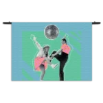 Wandkleed The Dancing Disco Rechthoek Horizontaal Template 50 70 WK Horizontaal Muziek 1 1