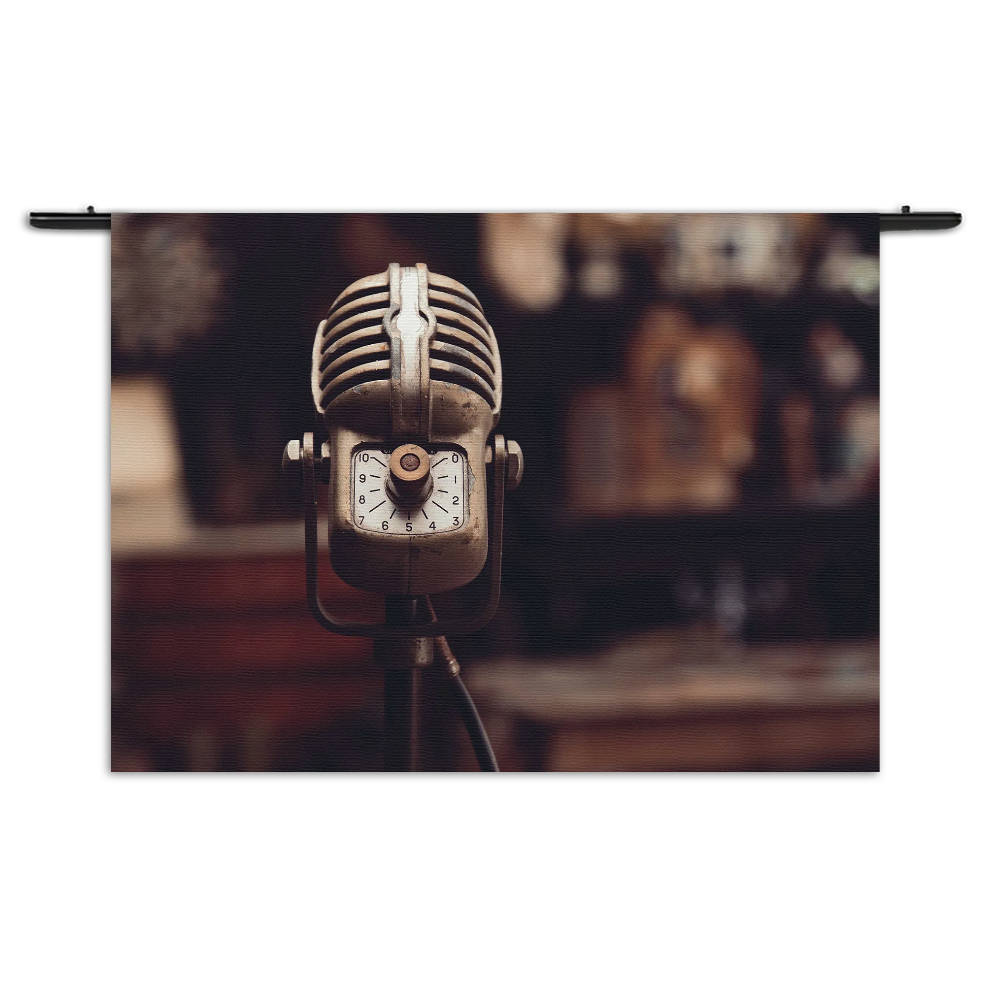 Template_50-70_WK_Horizontaal_Retro_14-1 Wandkleed Old School Microfoon Rechthoek Horizontaal Template 50 70 WK Horizontaal Retro 14 1