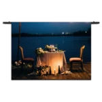 Wandkleed Dineren Aan Het Water Rechthoek Horizontaal Template 50 70 WK Horizontaal Romantisch 16 1