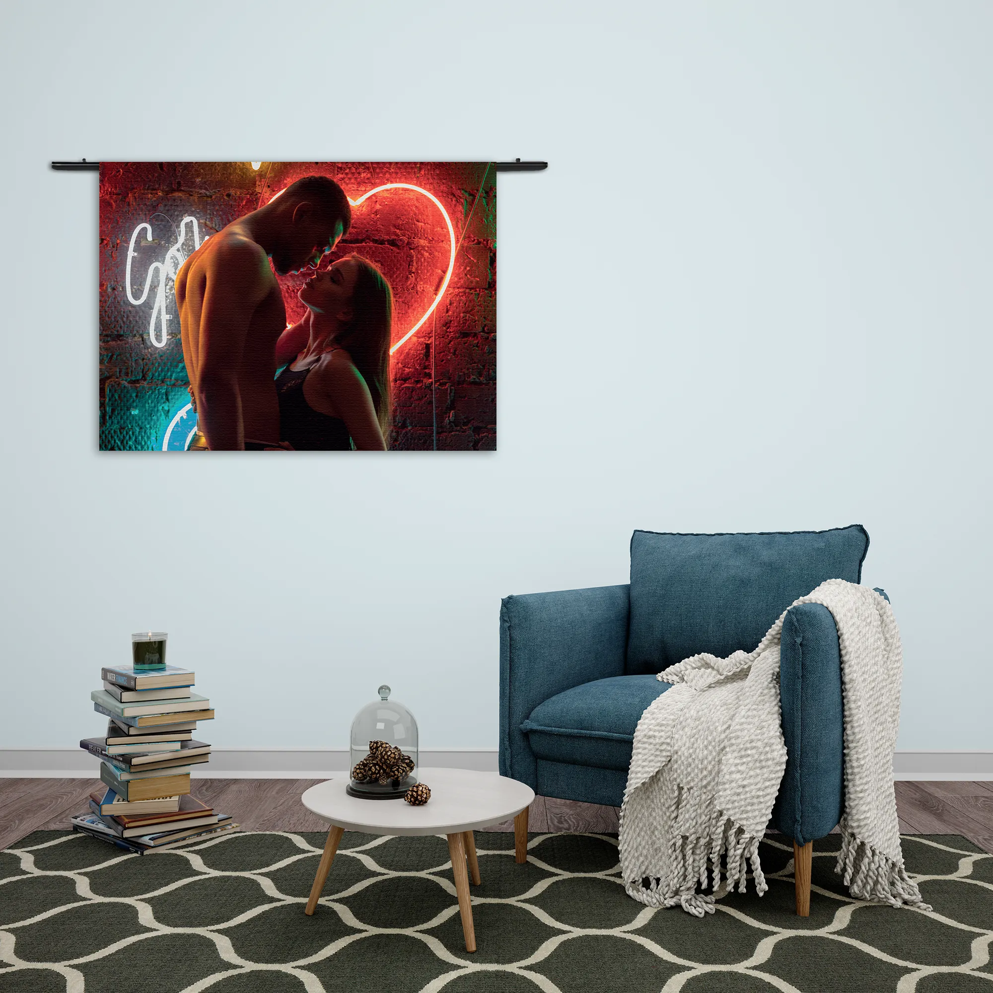 Wandkleed Living The Sexy Life Rechthoek Horizontaal Template 50 70 WK Horizontaal Romantisch 18 2