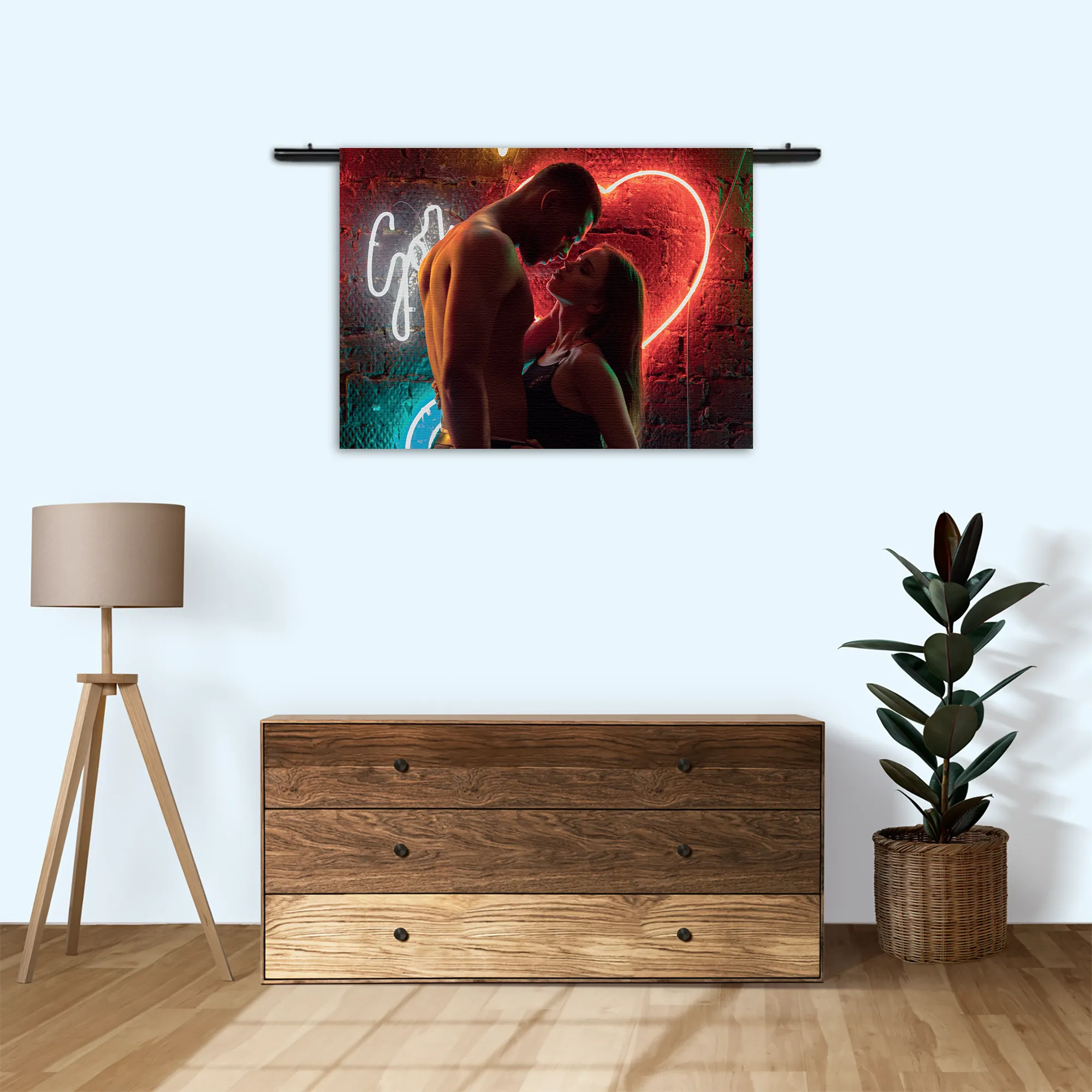 Wandkleed Living The Sexy Life Rechthoek Horizontaal Template 50 70 WK Horizontaal Romantisch 18 3