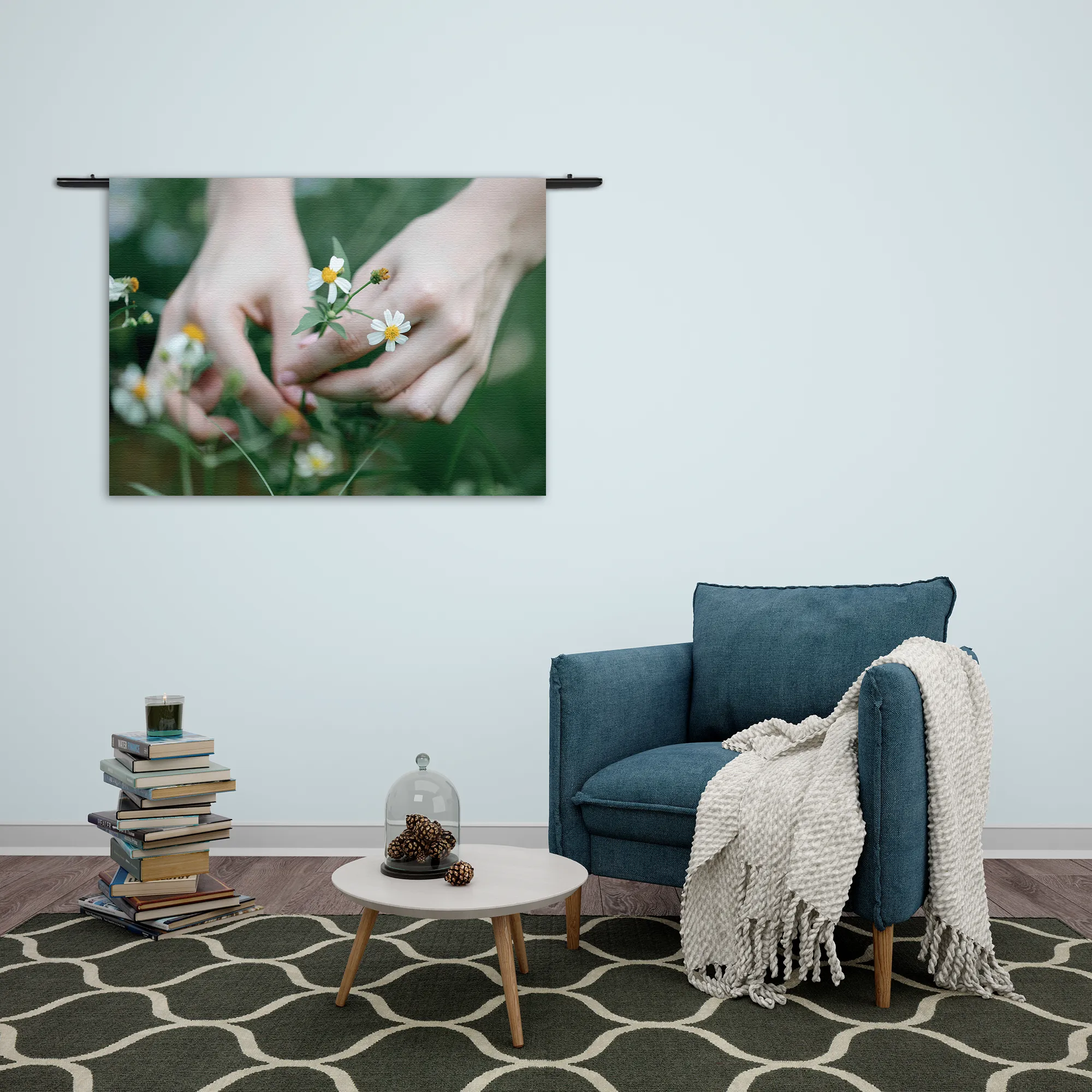 Wandkleed Pluk De Dag Rechthoek Horizontaal Template 50 70 WK Horizontaal Romantisch 5 2