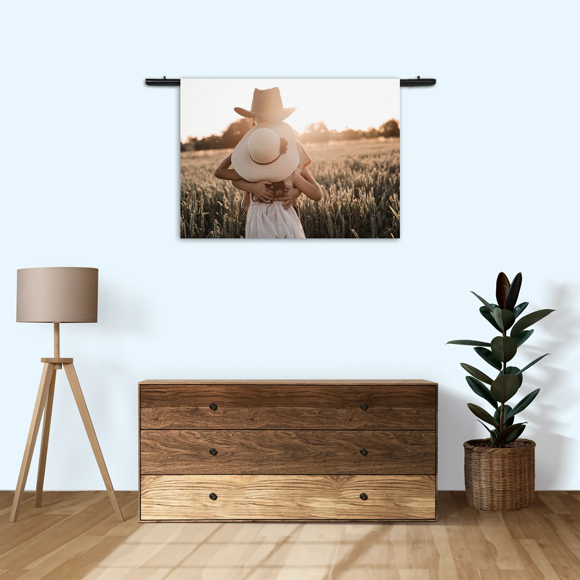 Wandkleed Liefde Op Het Platteland Rechthoek Horizontaal Template 50 70 WK Horizontaal Romantisch 8 3