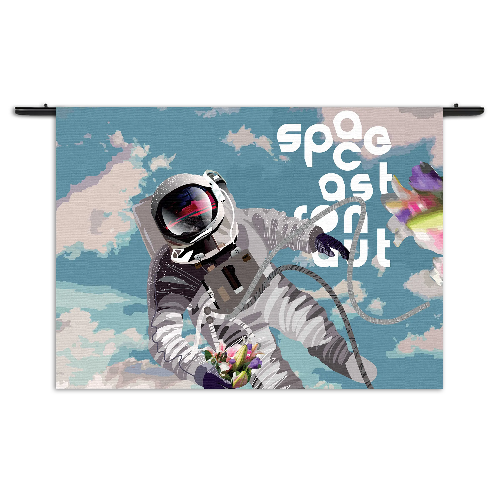 Template_50-70_WK_Horizontaal_Ruimtevaart_11-1 Wandkleed Astronaut in de ruimte Rechthoek Horizontaal Template 50 70 WK Horizontaal Ruimtevaart 11 1