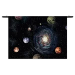 Wandkleed Ons planetenstelsel Rechthoek Horizontaal Template 50 70 WK Horizontaal Ruimtevaart 15 1