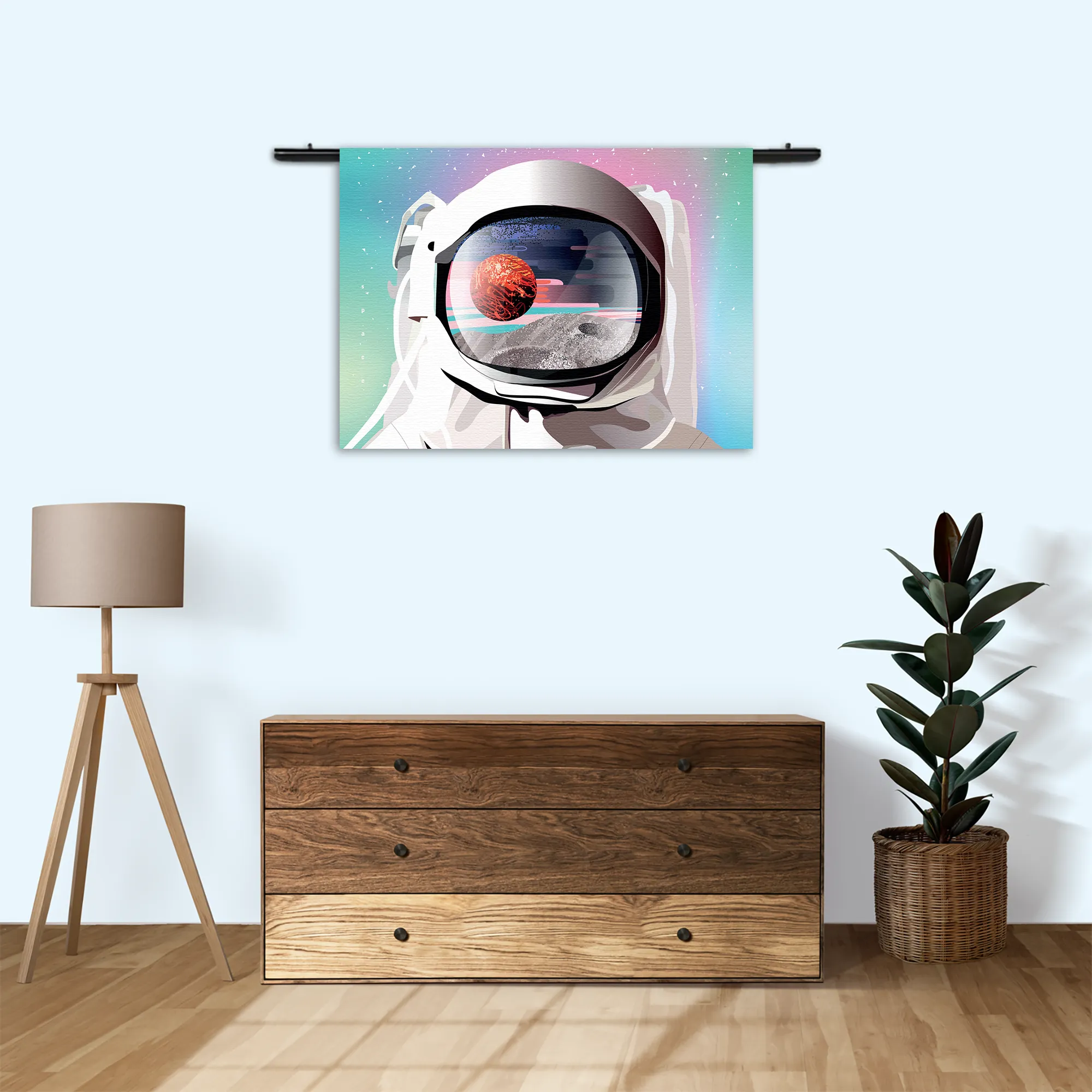 Template_50-70_WK_Horizontaal_Ruimtevaart_16-3 Wandkleed De Reflectie Rechthoek Horizontaal Template 50 70 WK Horizontaal Ruimtevaart 16 3