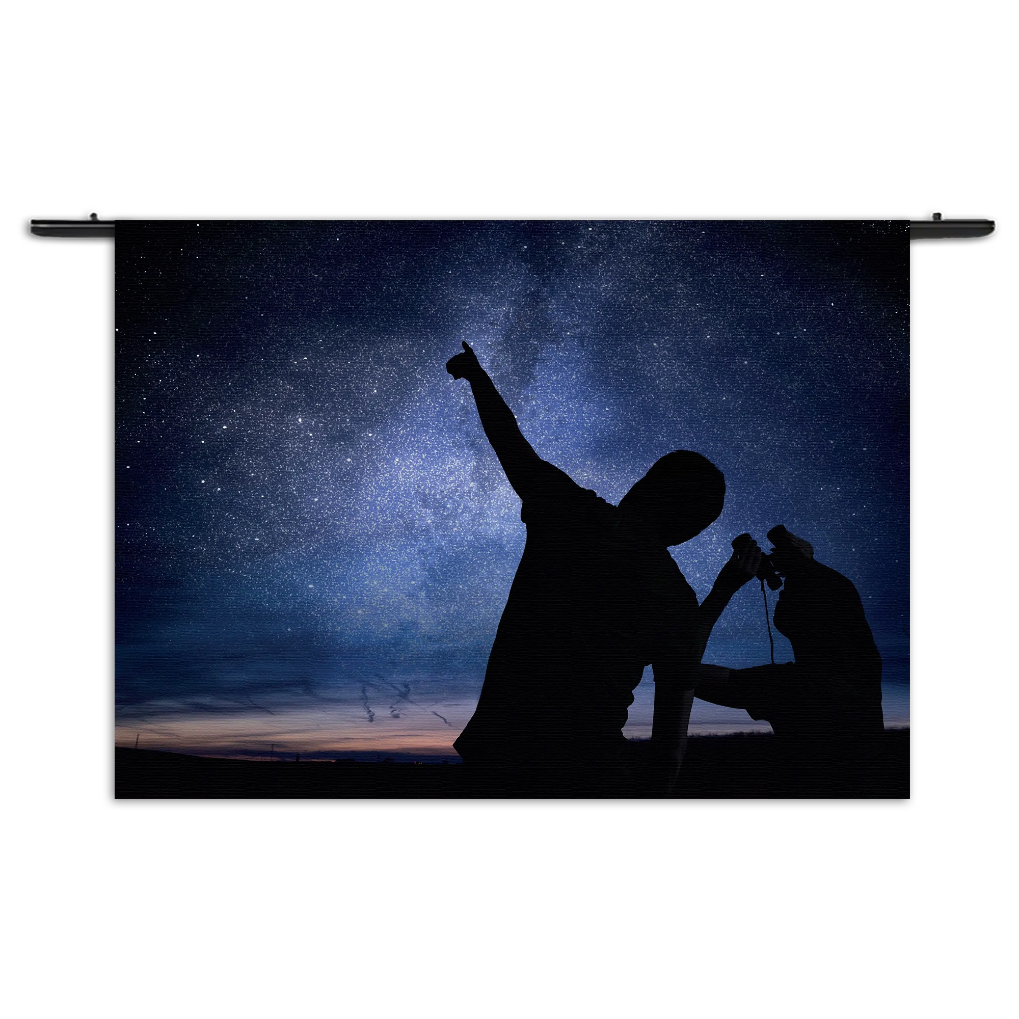 Wandkleed Blije ster Rechthoek Horizontaal Template 50 70 WK Horizontaal Ruimtevaart 18 1