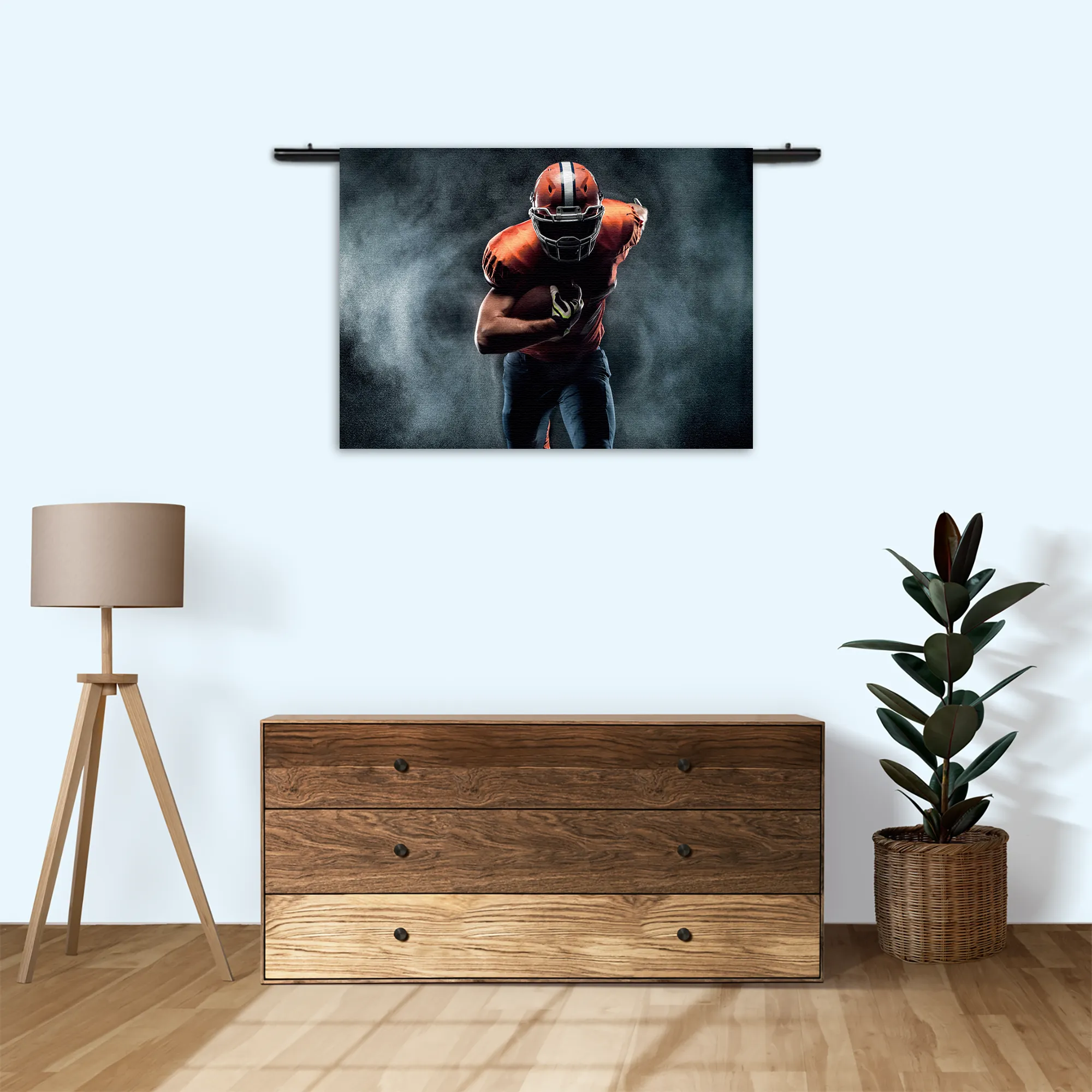 Wandkleed Rugby Meer Voor Mannen Rechthoek Horizontaal Template 50 70 WK Horizontaal Sport 10 3