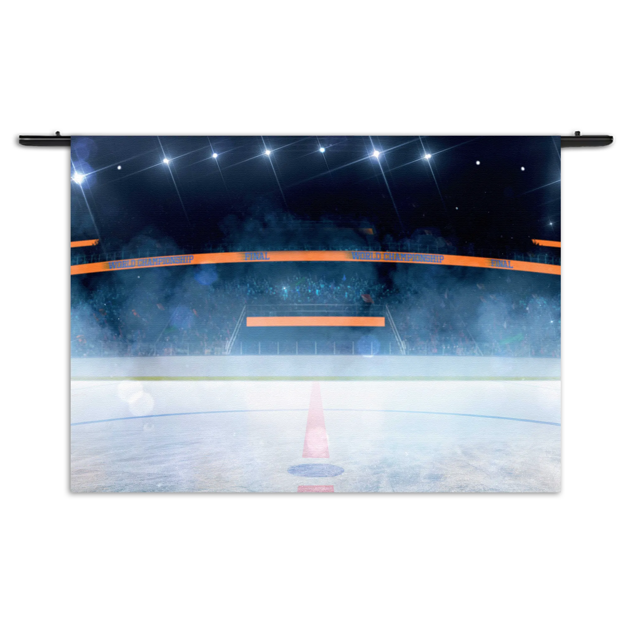 Wandkleed Ijshockey Pitch Rechthoek Horizontaal Template 50 70 WK Horizontaal Sport 12 1