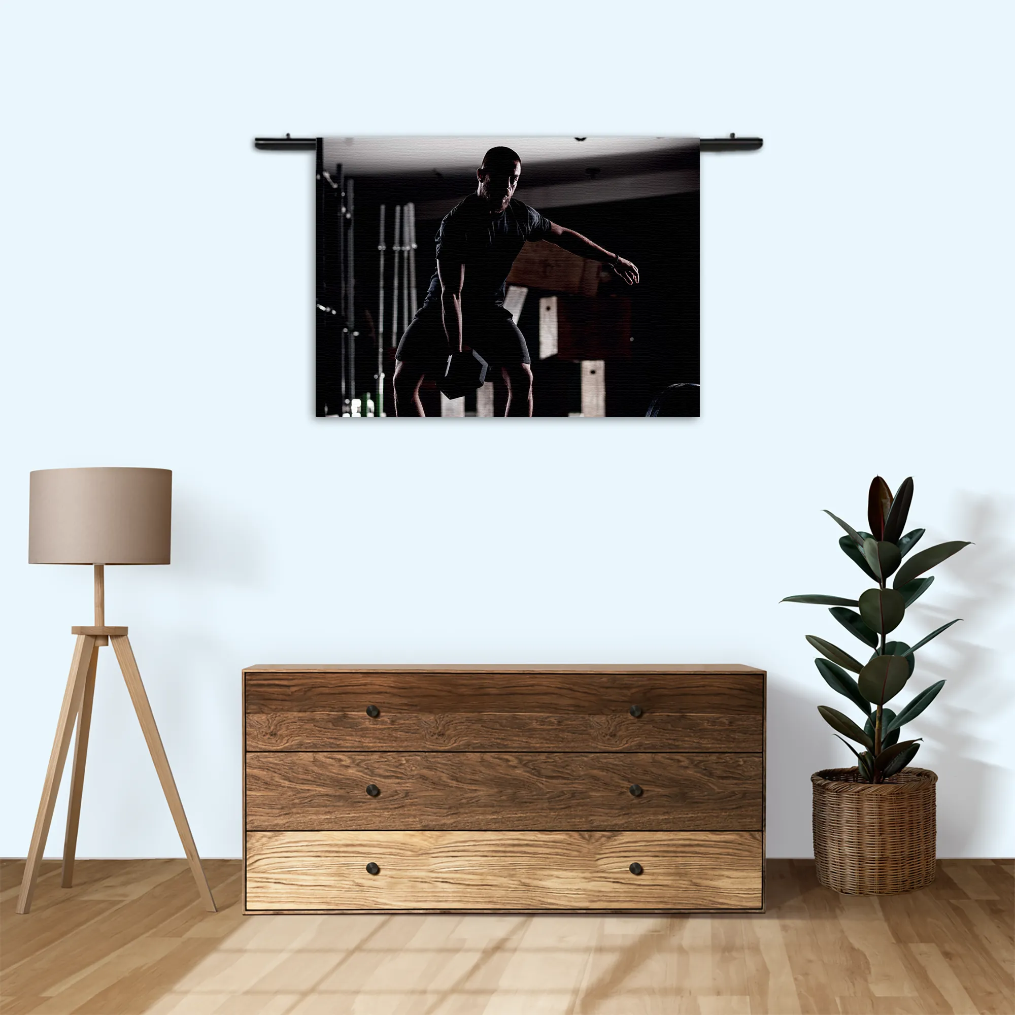 Template_50-70_WK_Horizontaal_Sport_20-3 Wandkleed Gewicht Heffen In De Sportschool Rechthoek Horizontaal Template 50 70 WK Horizontaal Sport 20 3