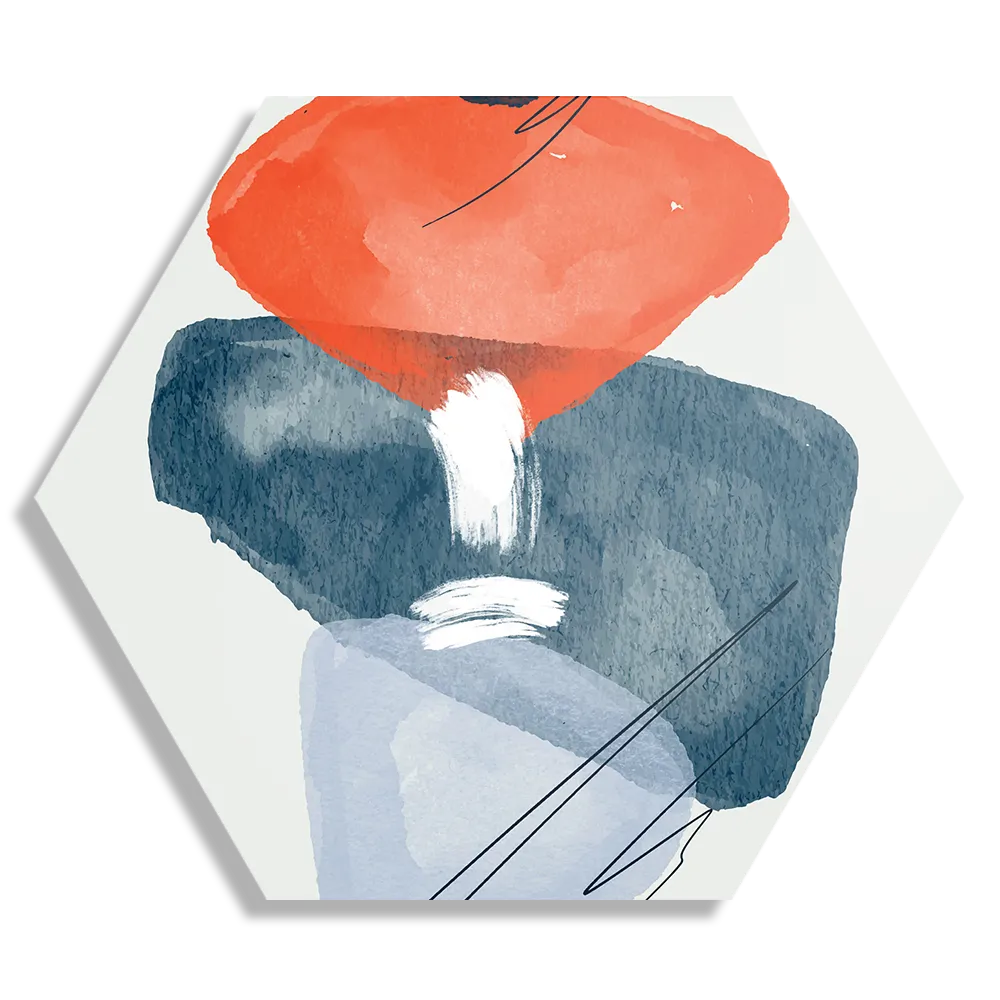 Schilderij Scandinavisch Design Hexagon Template Hexagon1 Abstract 116 1