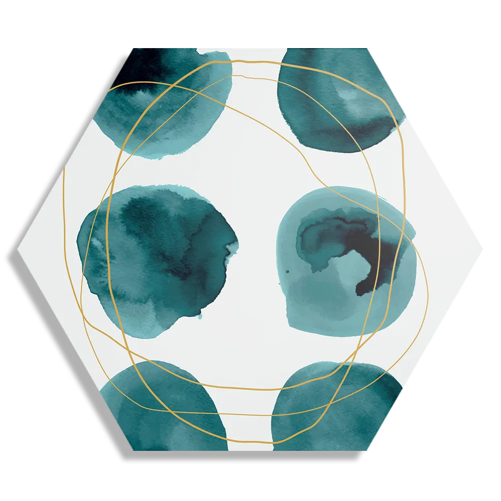 Template_Hexagon1_Abstract_29-1 Schilderij Scandinavisch Rond Patroon Groen Hexagon Template Hexagon1 Abstract 29 1