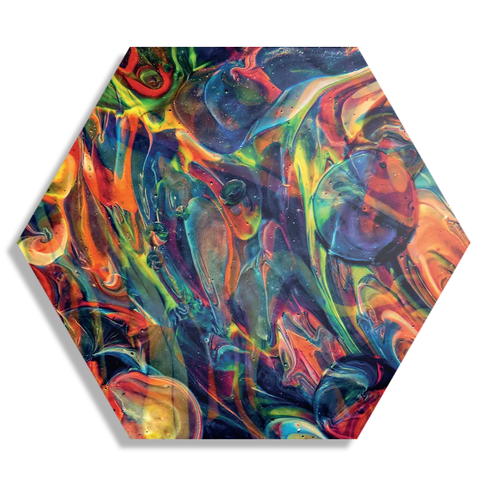 Schilderij Colorfull Art Design Hexagon Template Hexagon1 Abstract 59 1