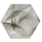 Schilderij Abstract Rustige Tinten met Accent 02 Hexagon Template Hexagon1 Abstract 69 1