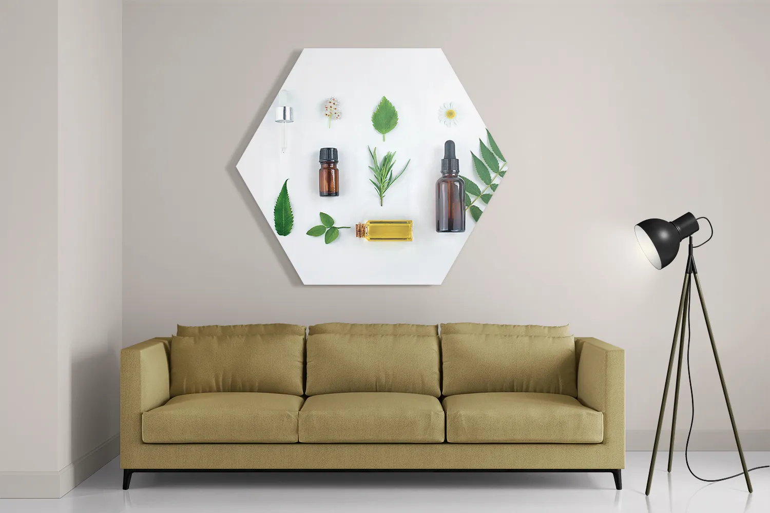 Schilderij Beautysalon Wit Hexagon Template Hexagon1 Beauty 17 2