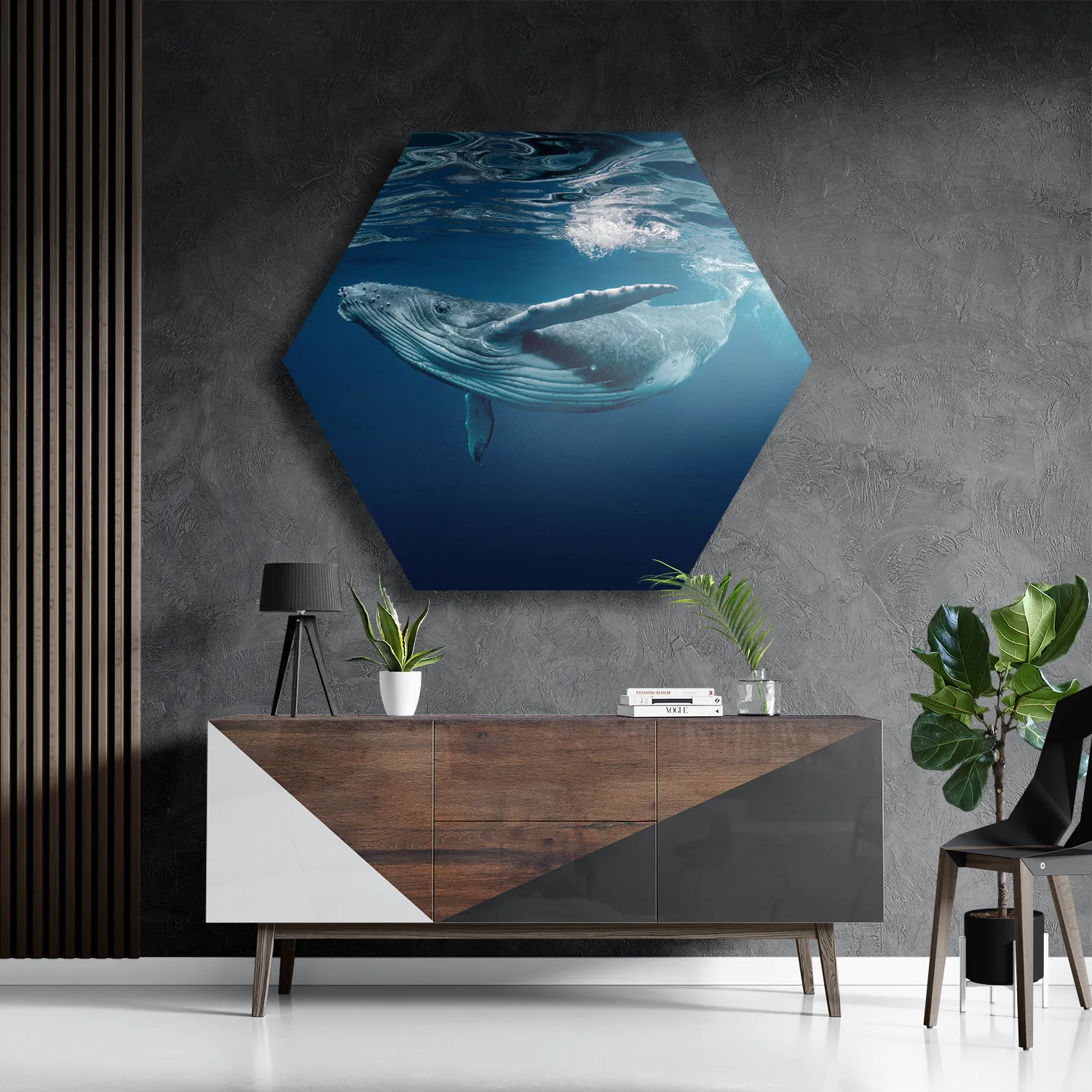 Template_Hexagon1_Dieren_60-3 Schilderij De Walvis Hexagon Template Hexagon1 Dieren 60 3