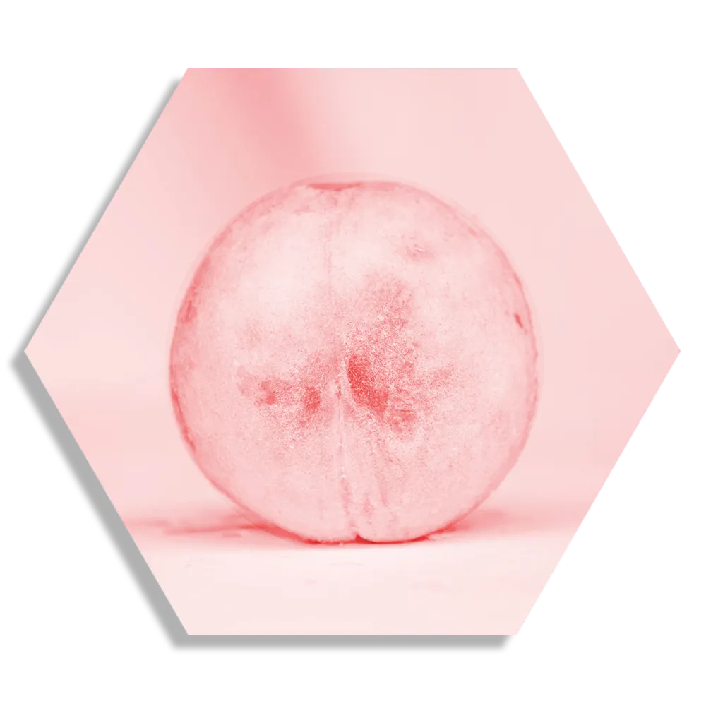Schilderij Radijsje Roze Hexagon Template Hexagon1 Eten En Drinken 1 1