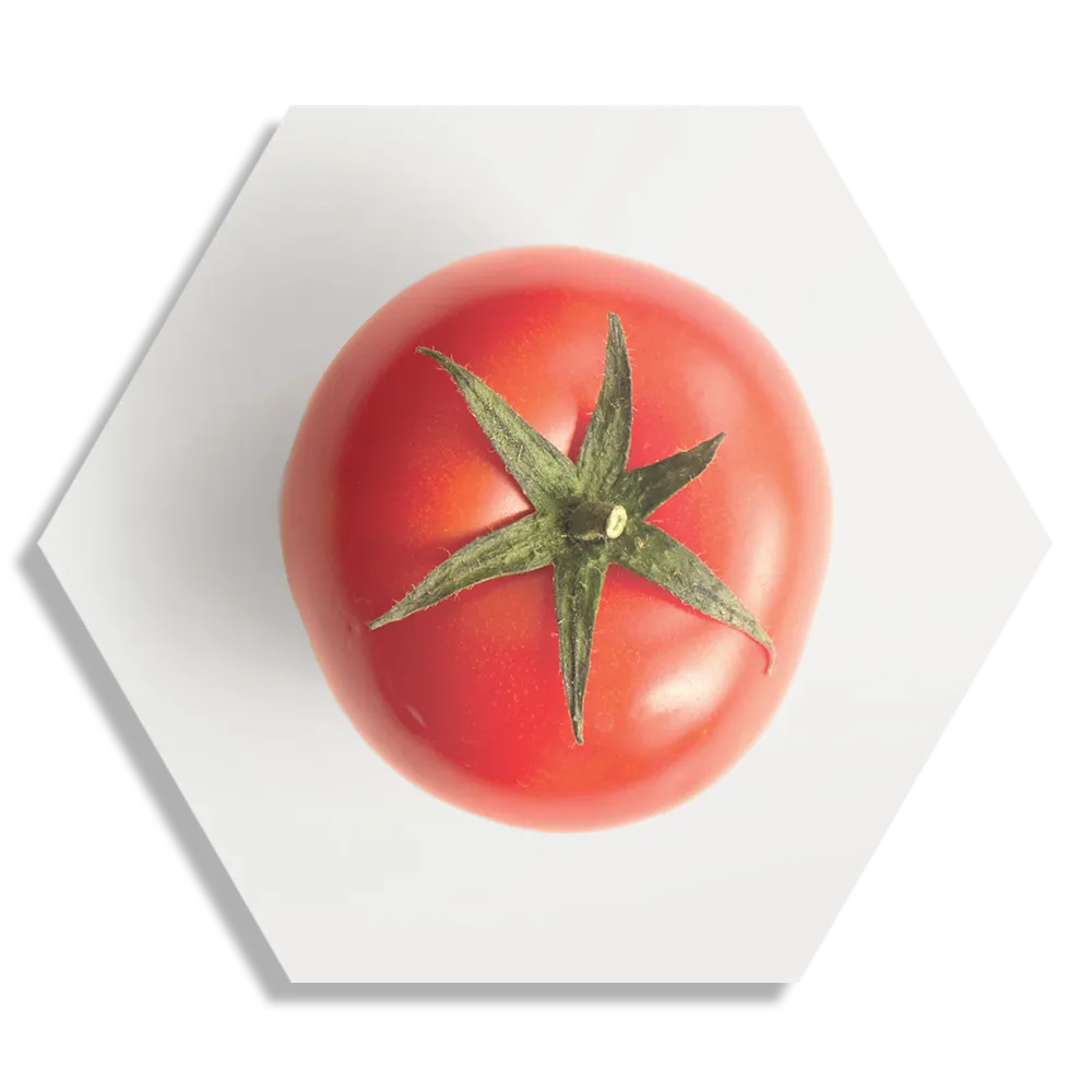 Schilderij Tomato Hexagon Template Hexagon1 Eten En Drinken 12 1