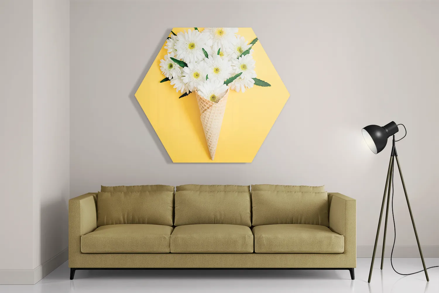 Template_Hexagon1_Eten-En-Drinken_15-2 Schilderij Ijshoorn met Bloemen Hexagon Template Hexagon1 Eten En Drinken 15 2