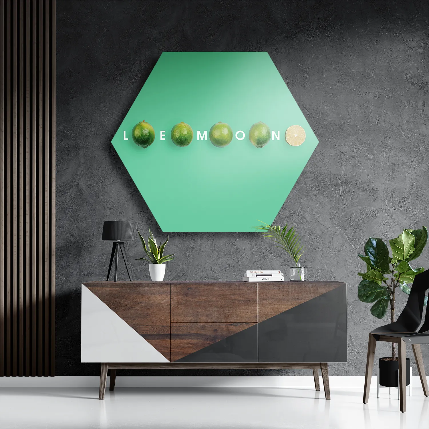 Template_Hexagon1_Eten-En-Drinken_2-3 Schilderij Lemon Groen Hexagon Template Hexagon1 Eten En Drinken 2 3