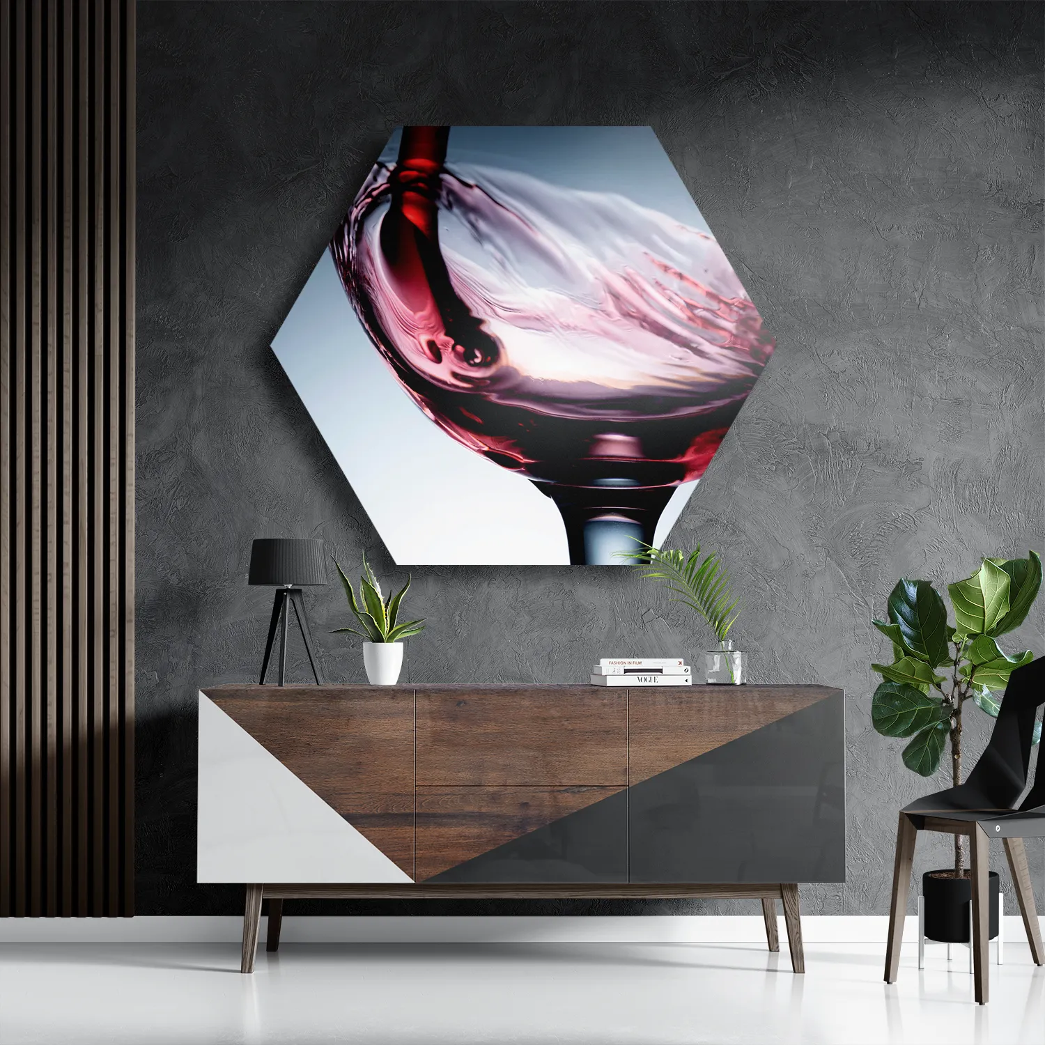 Template_Hexagon1_Eten-En-Drinken_36-3 Schilderij Glas Rode wijn 01 Hexagon Template Hexagon1 Eten En Drinken 36 3