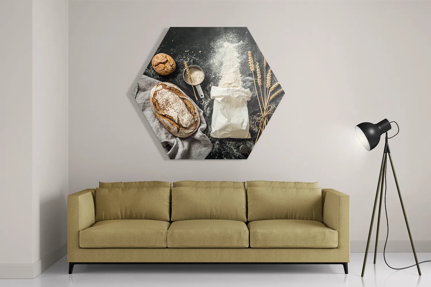 Schilderij The Bakery 05 Hexagon Template Hexagon1 Eten En Drinken 57 2