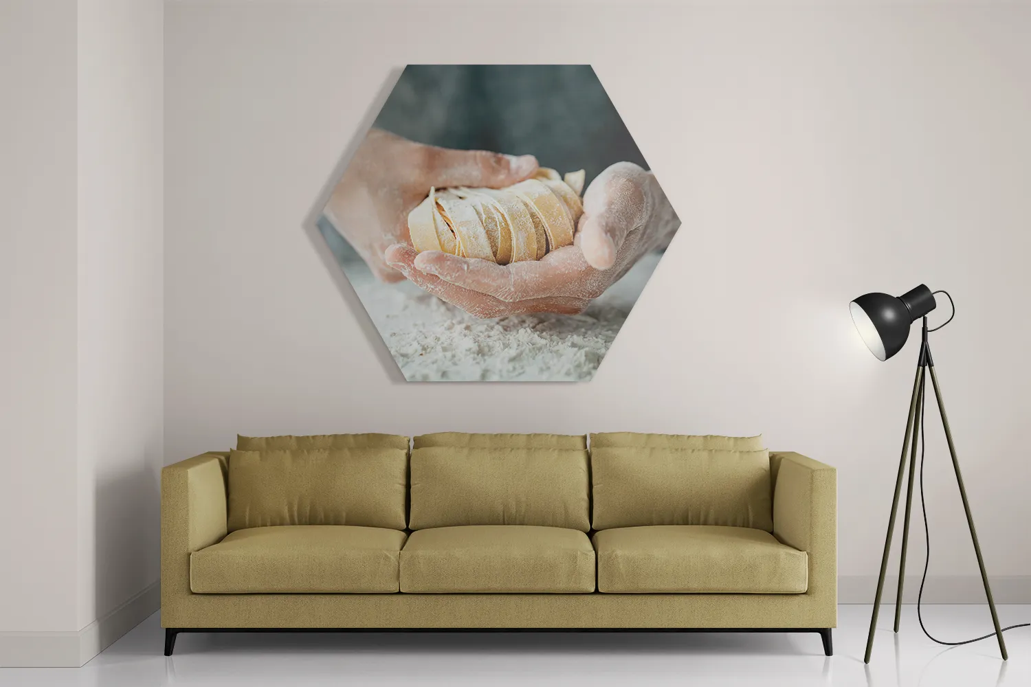 Schilderij Home Made Bakery Hexagon Template Hexagon1 Eten En Drinken 59 2