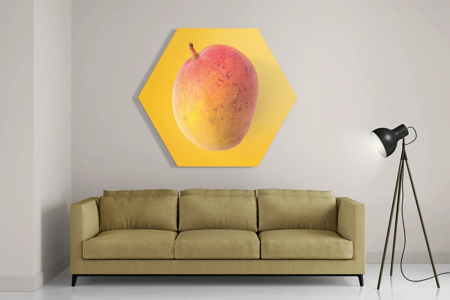 Schilderij Mango Hexagon Template Hexagon1 Eten En Drinken 6 2